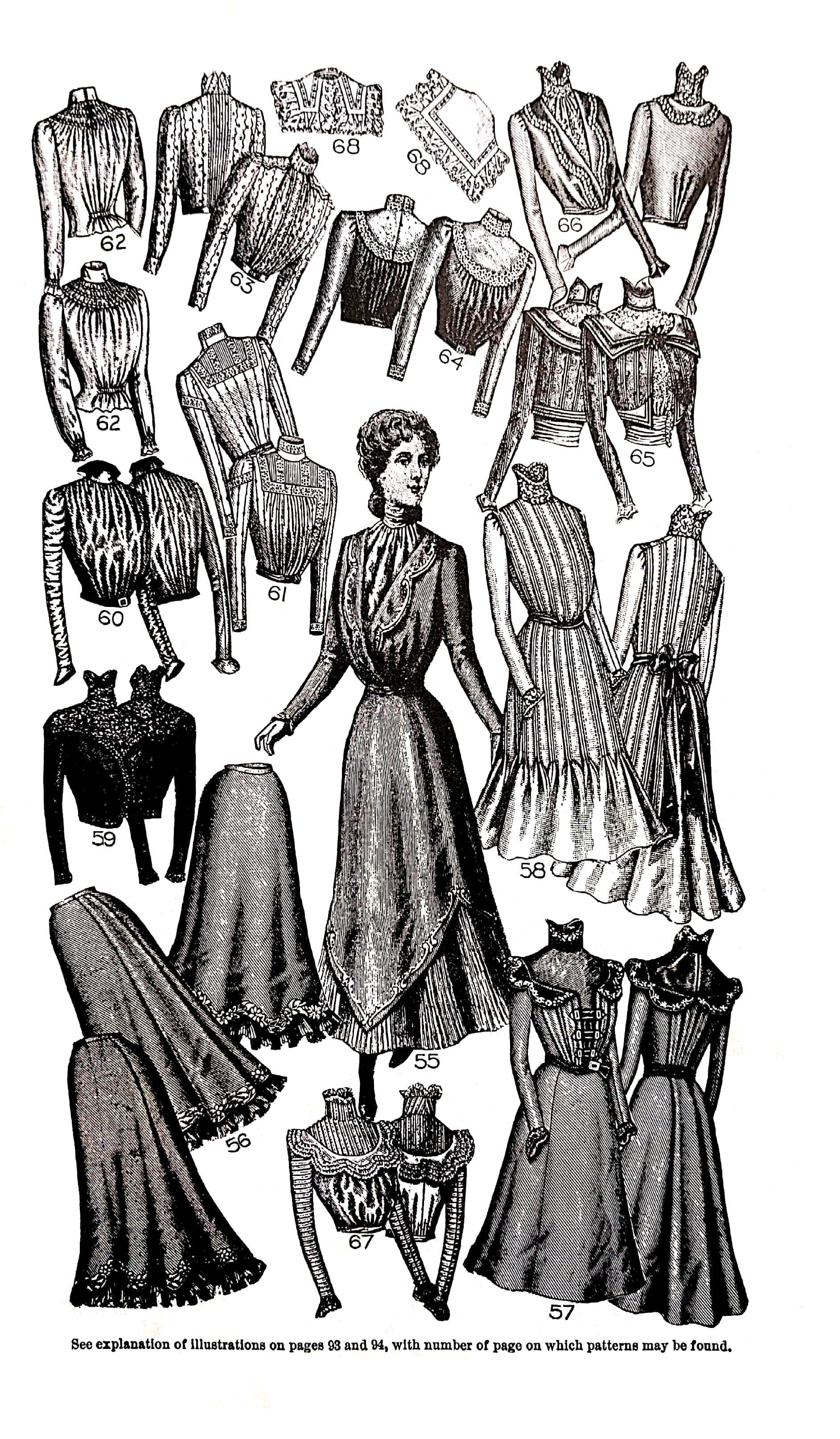 Scan of pattern booklet illustrations