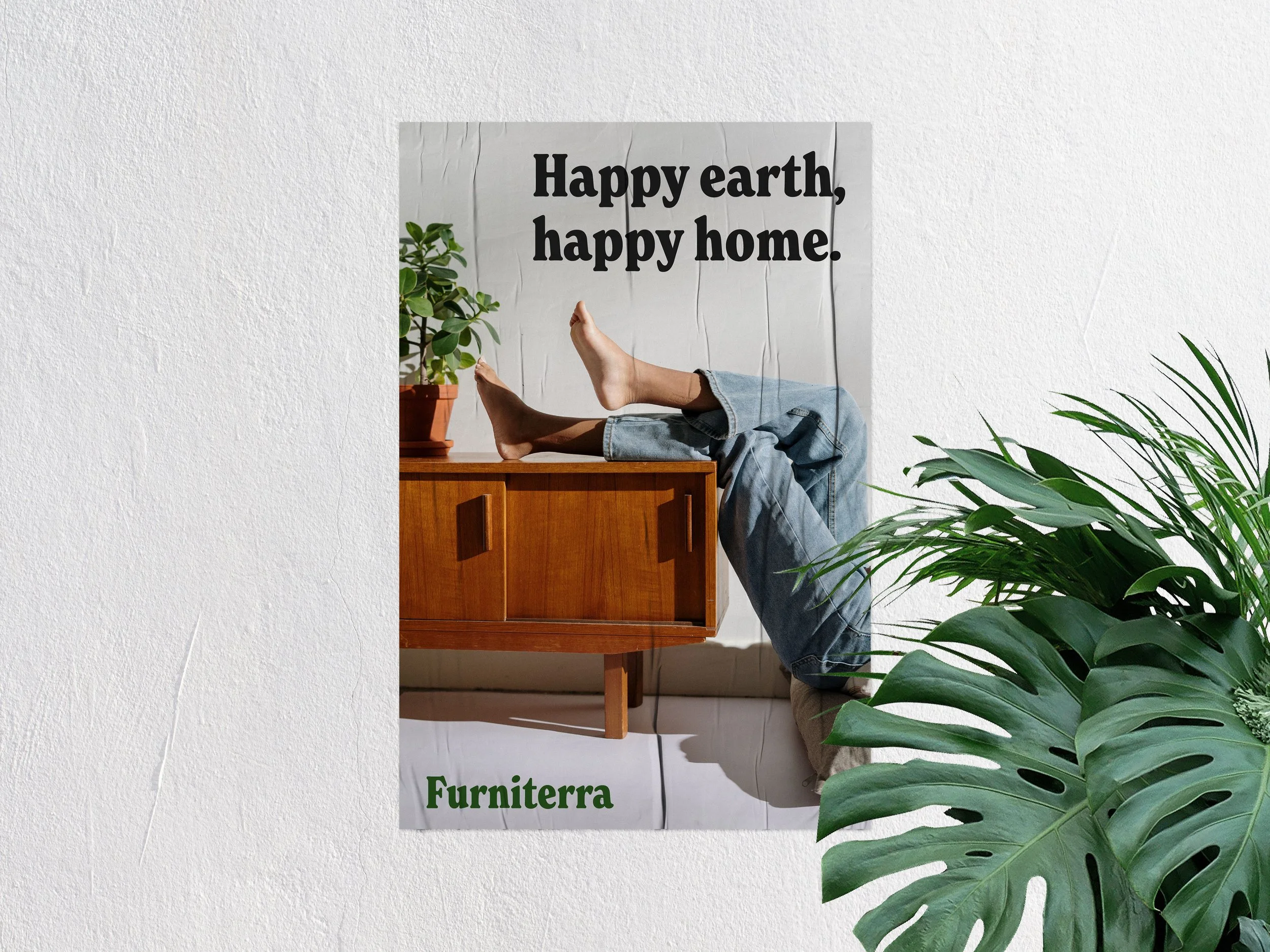 Free Glued Paper on Concrete Wall Poster Mockup.jpg