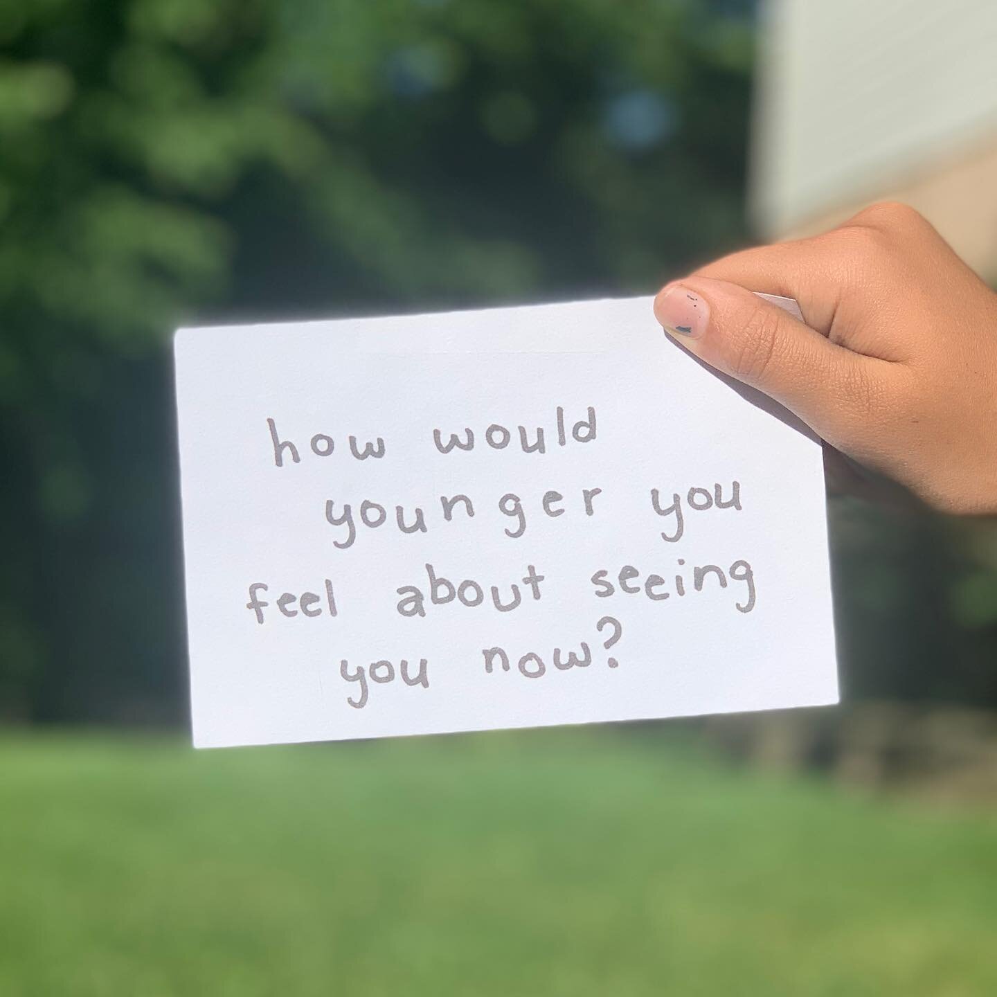 How would younger you feel about seeing you now? Responses from Pittsburgh #pridemonth events. 🖤🤎❤️🧡💛💚💙💜💖