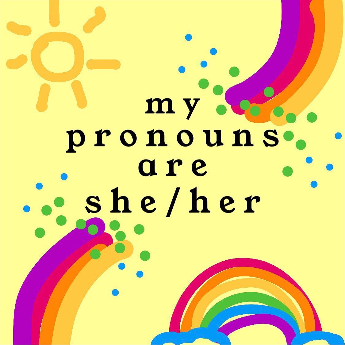 Pronoun graphics in honor of Non-binary Awareness Week! Reminder that one&rsquo;s pronouns do not equate to their gender identity! If I didn&rsquo;t get your pronouns, comment + I&rsquo;ll make a graphic for yours! 🏳️&zwj;⚧️🏳️&zwj;🌈