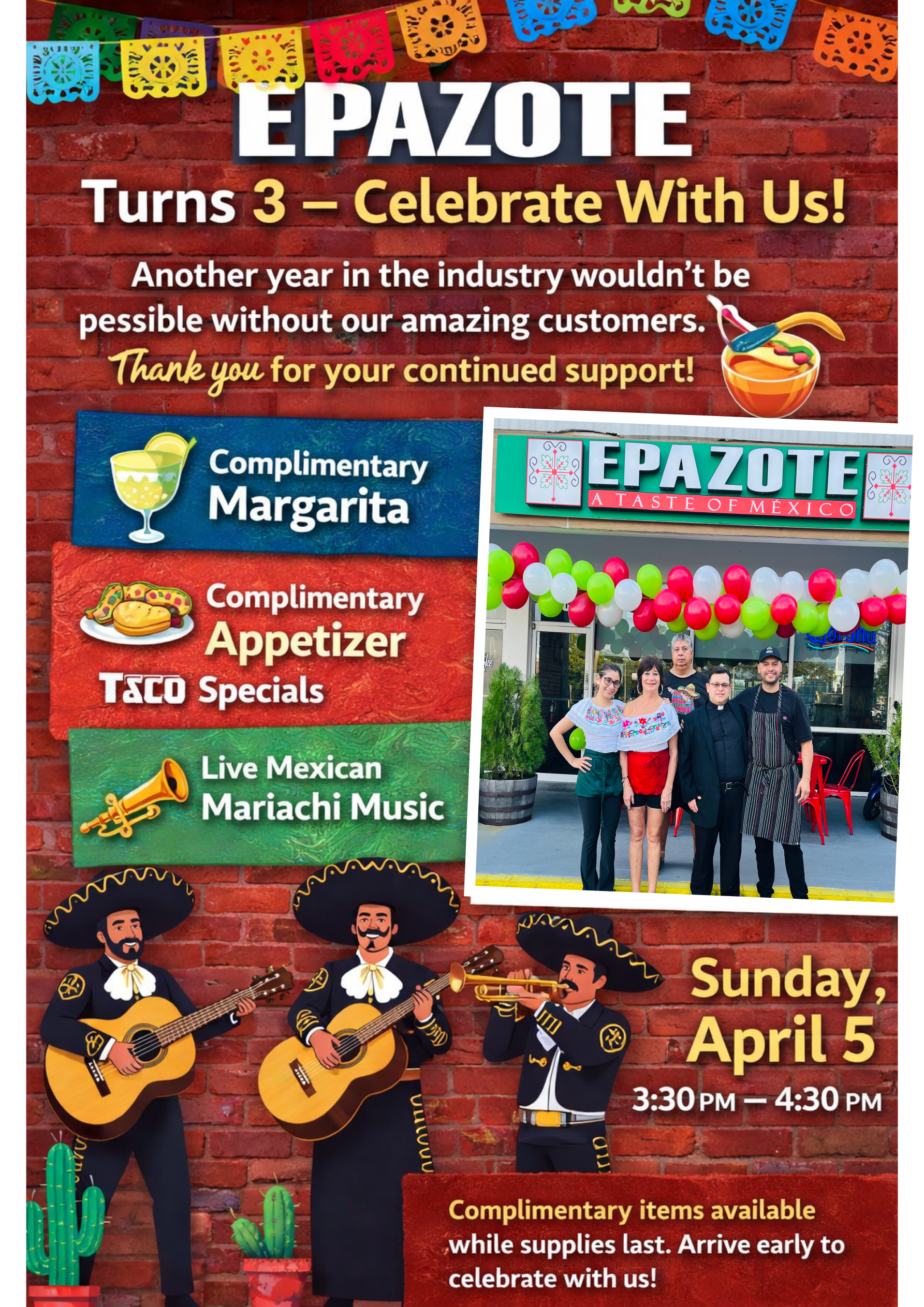 🎉 Epazote Turns 3! 🎉