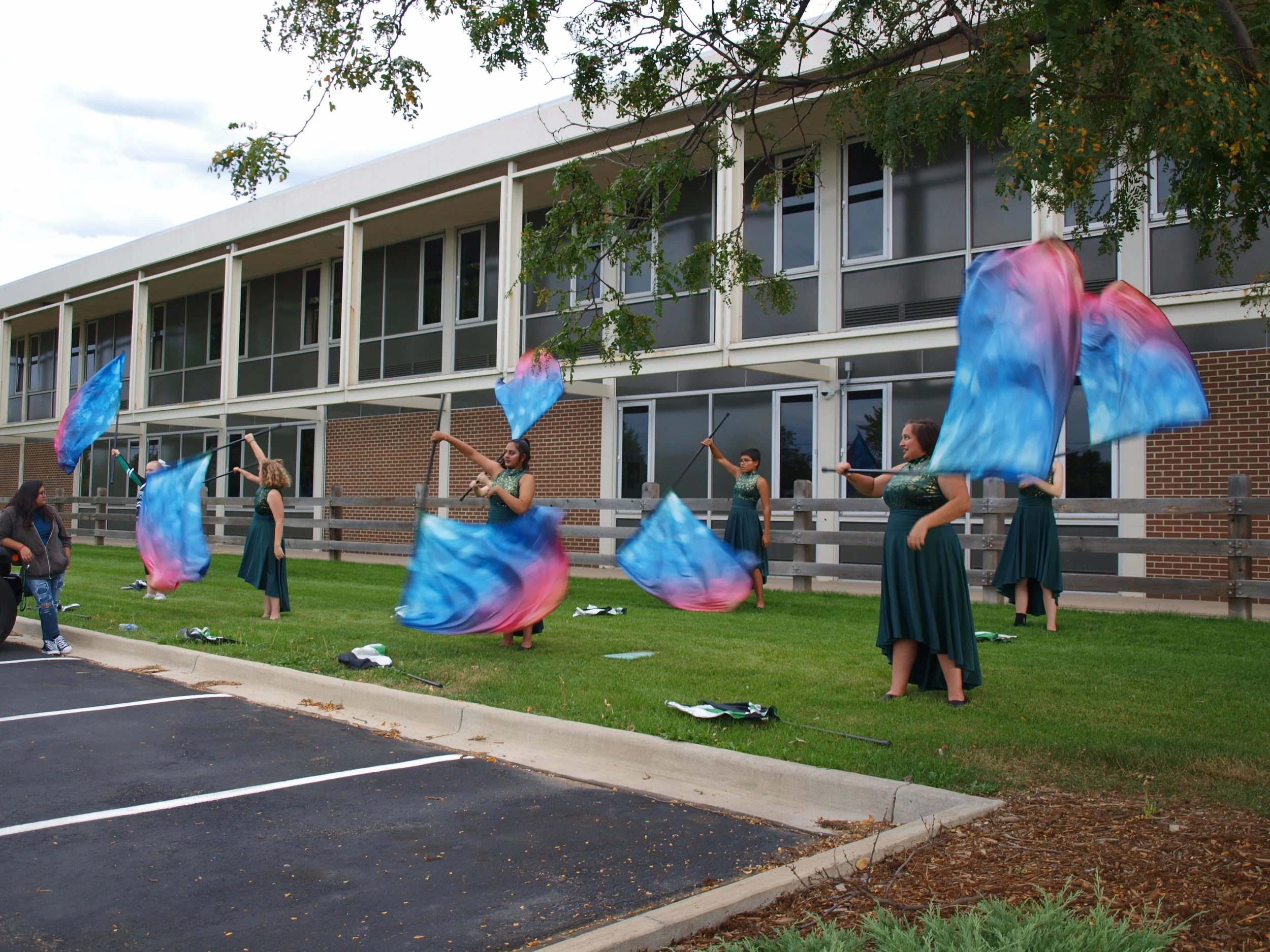 Cougar Marching Band Color Guard — Niwot High School Cougar Marching ...