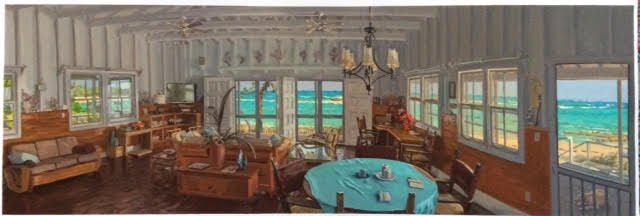 INSIDE BITA BAY HOUSE 13 X 38"
$5,000 - RETT STURMAN