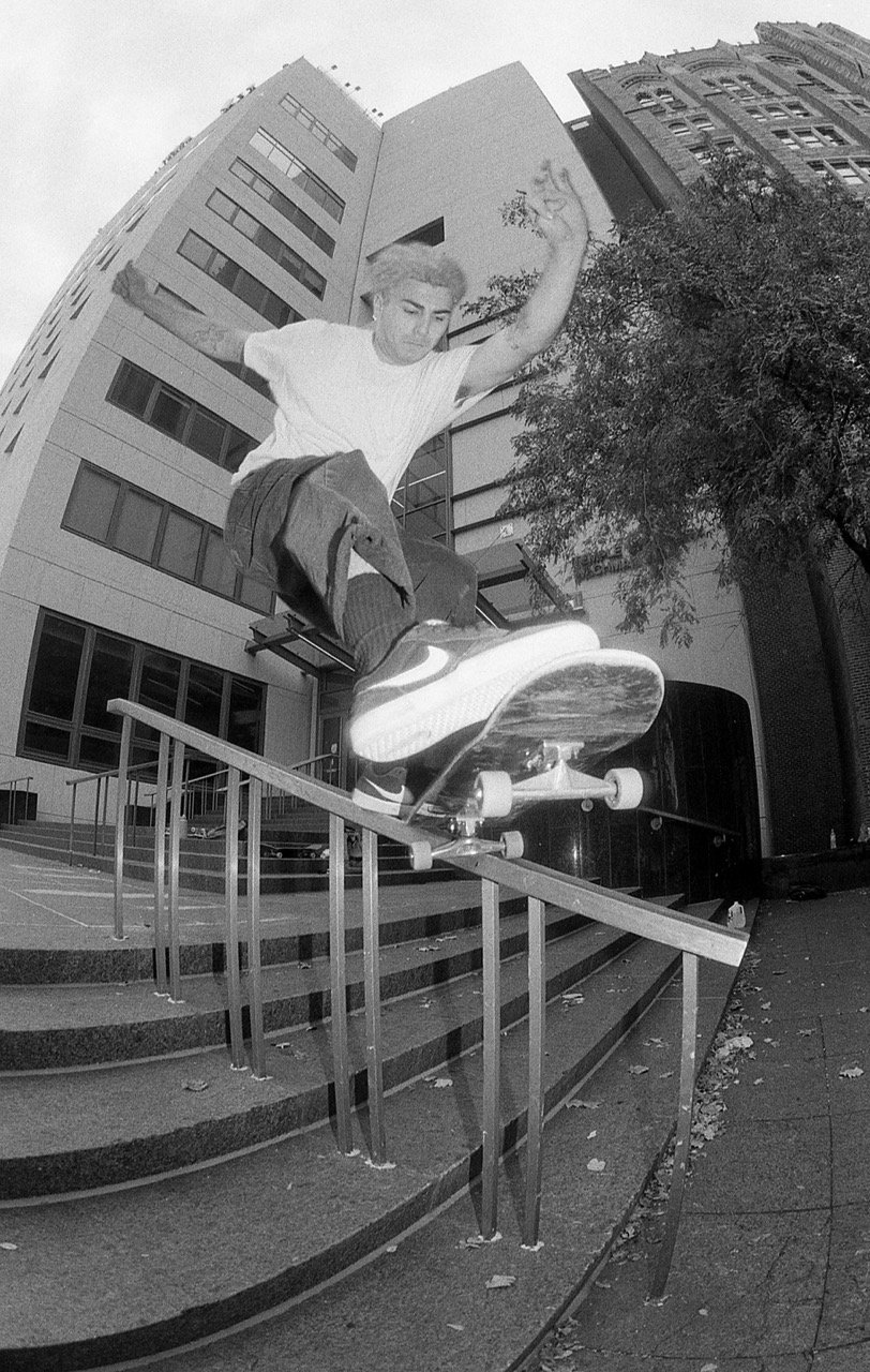 Ethan Kaplan, Fs 180 Nosegrind to Regular