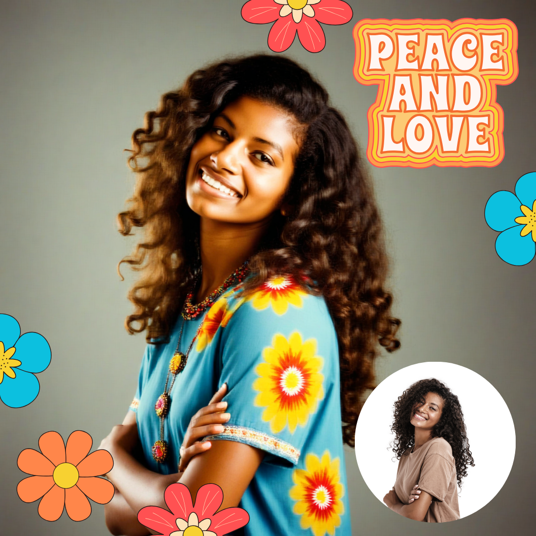 Arizona 1960's Hippie AI Photo Booth