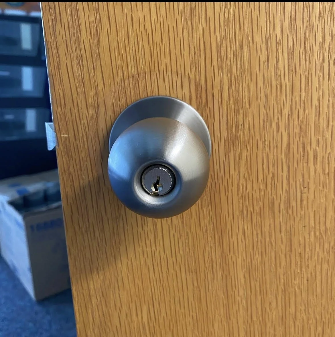 commercial lock installation in lakewood completed by vesta lock and key