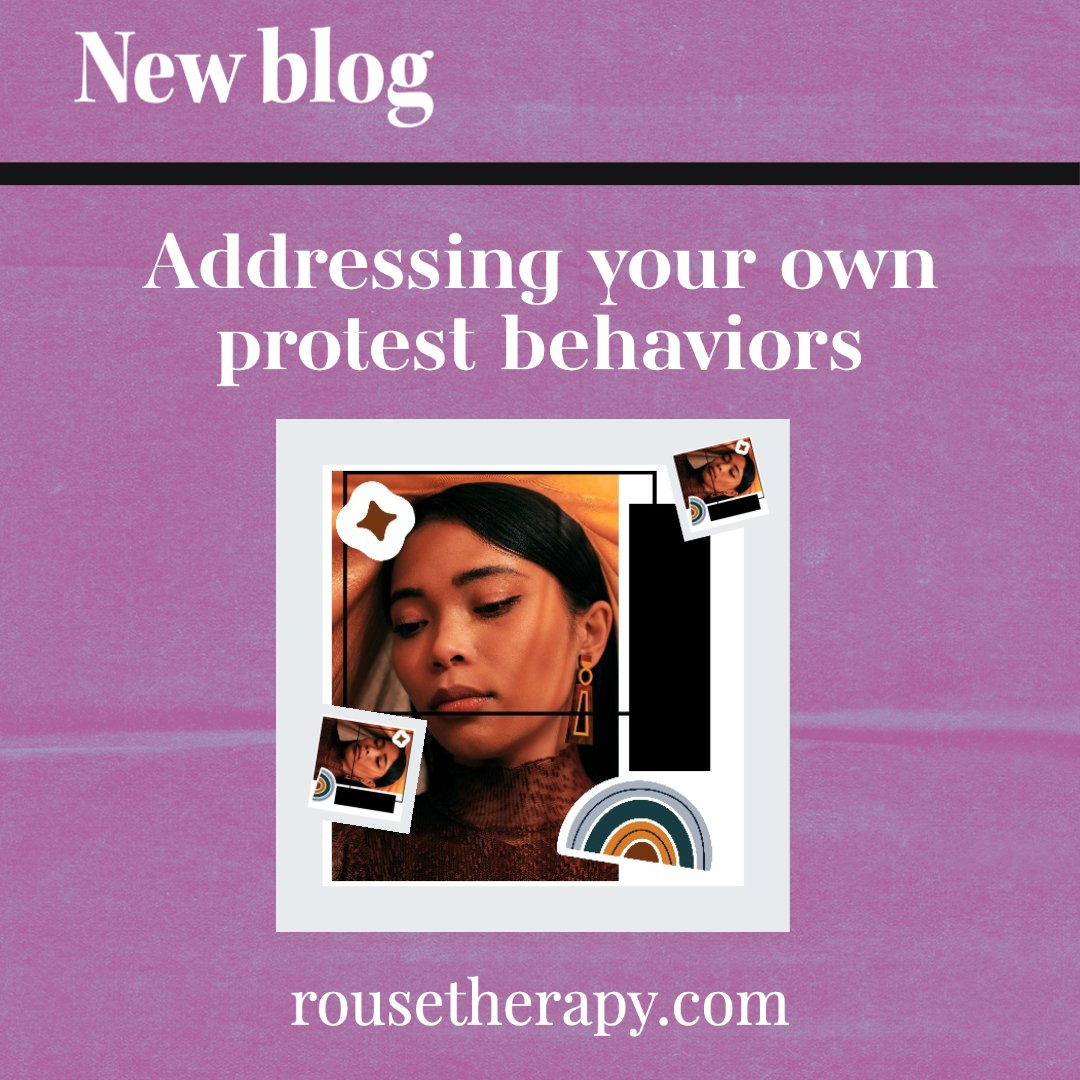 Addressing your own protest behavior