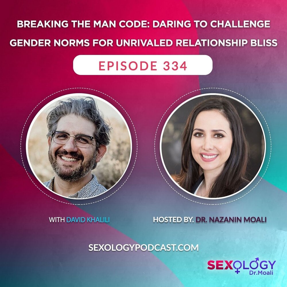 On this episode of #SexologyPodcast, founder of @rousetherapy, David Khalili, LMFT, joins to discuss the challenges men face due to traditional ideas of masculinity and how this impacts their relationships and communication with partners. @sexologypo