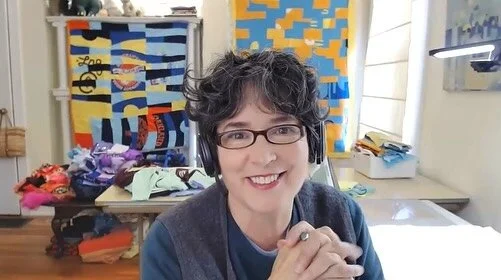 Thanks @chriscascio for rocking the 0Waste 2Color TShirt Quilt class today!

A couple of great quotes from Chris:

&ldquo;That&rsquo;s what I love about quilts - they are both beautiful and a connection to the physical world and memory&rdquo;

&ldquo