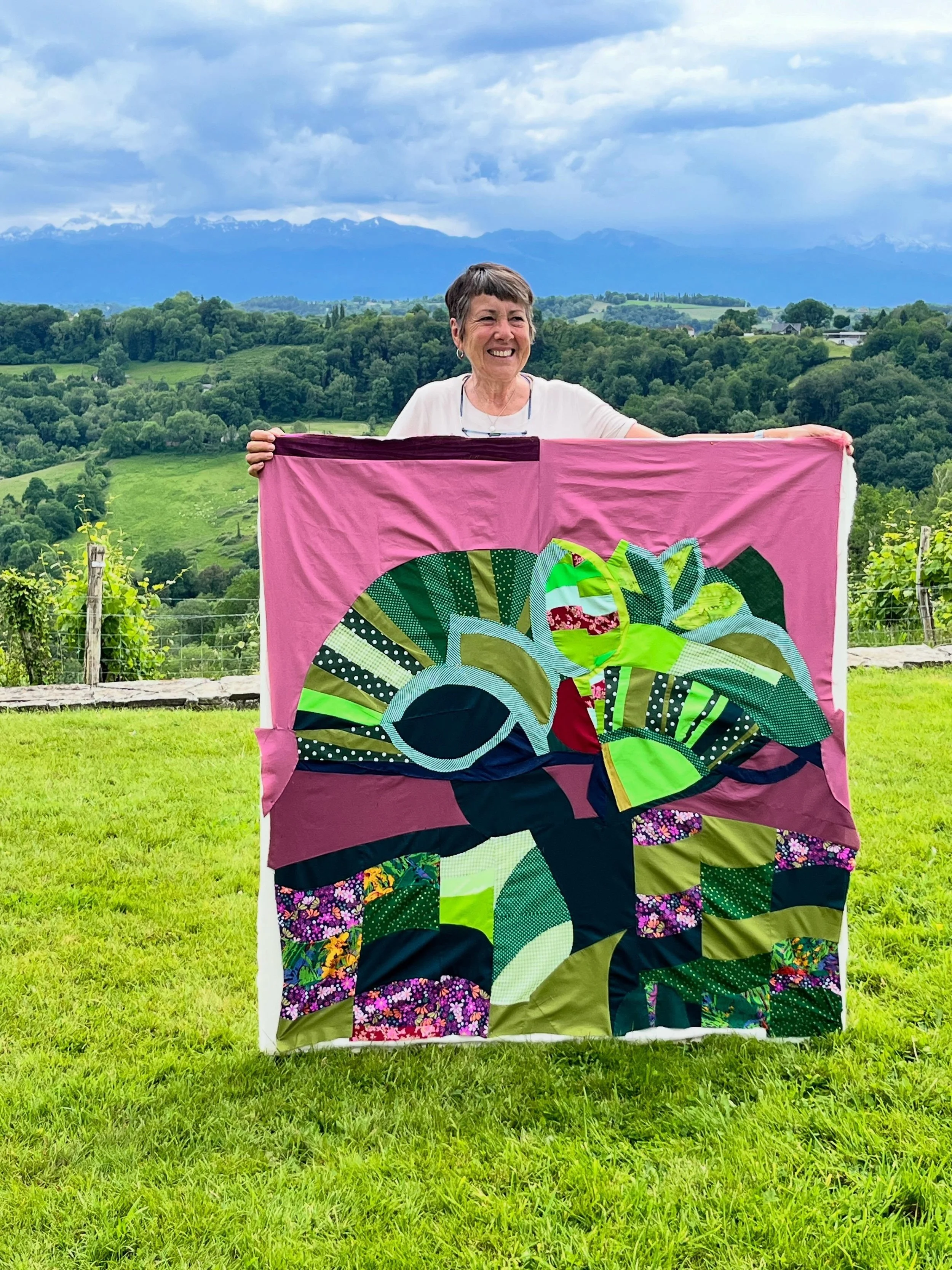 Thank you to all who showed up this week for the Blossom retreat @closmirabel Thanks for your willingness to explore, for your vulnerability, your imagination and your hard work. 

I love the quilts that emerged from this intersection of community an