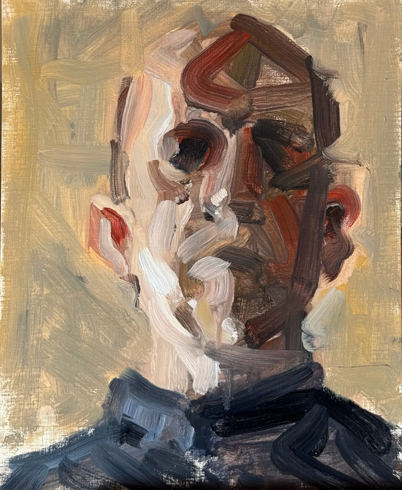 Self portrait, bright sun
Shortlisted for Green & Stone Summer Exhibition 2026