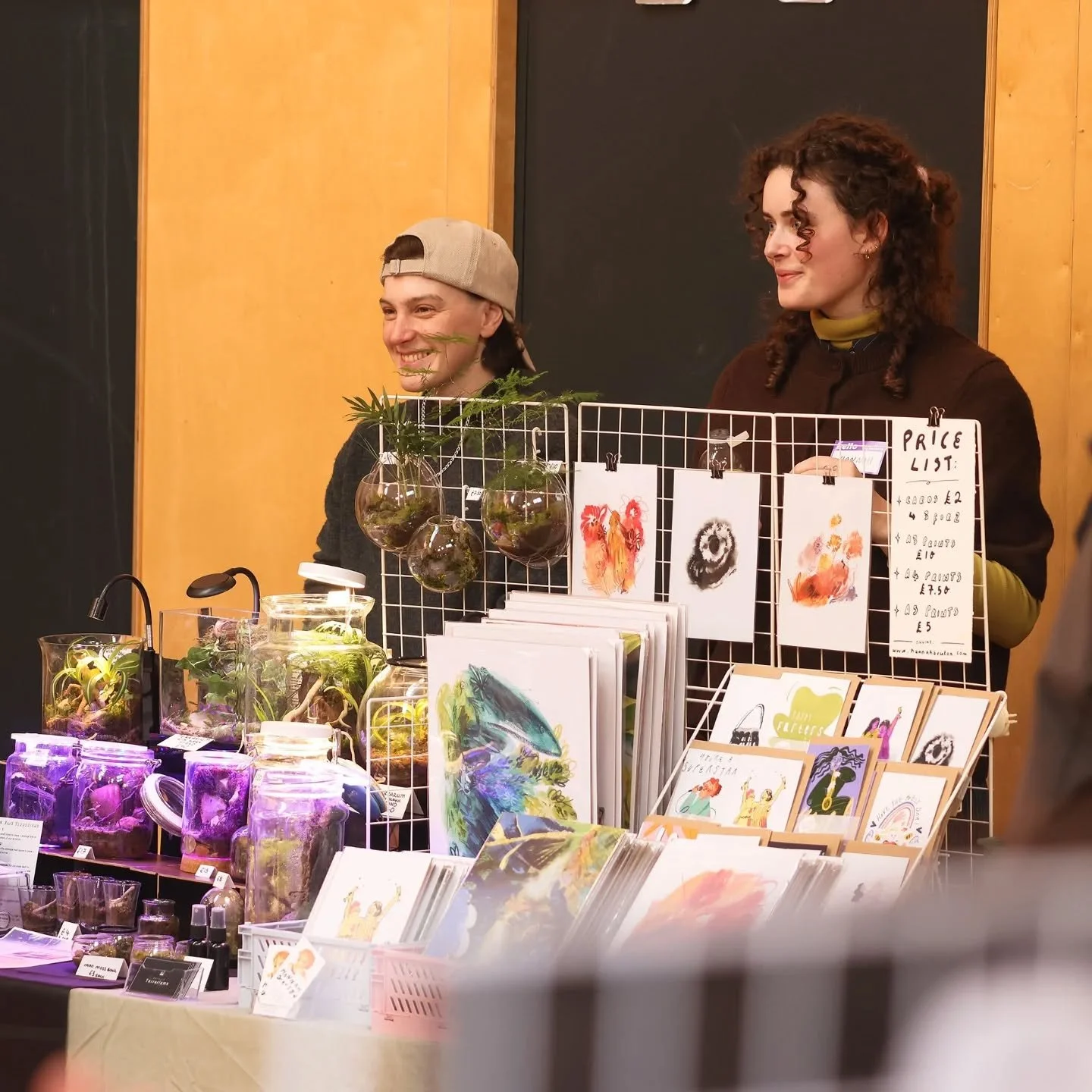 Love love love @bluemoonmarkets🌙 last weekend was such a lovely one, as was the #birminghamcherryblossomfestival market the week before 🌸 lovely to meet everyone there and of course do them with the best partner @tailored.terrariums 🤠❤️ also thank