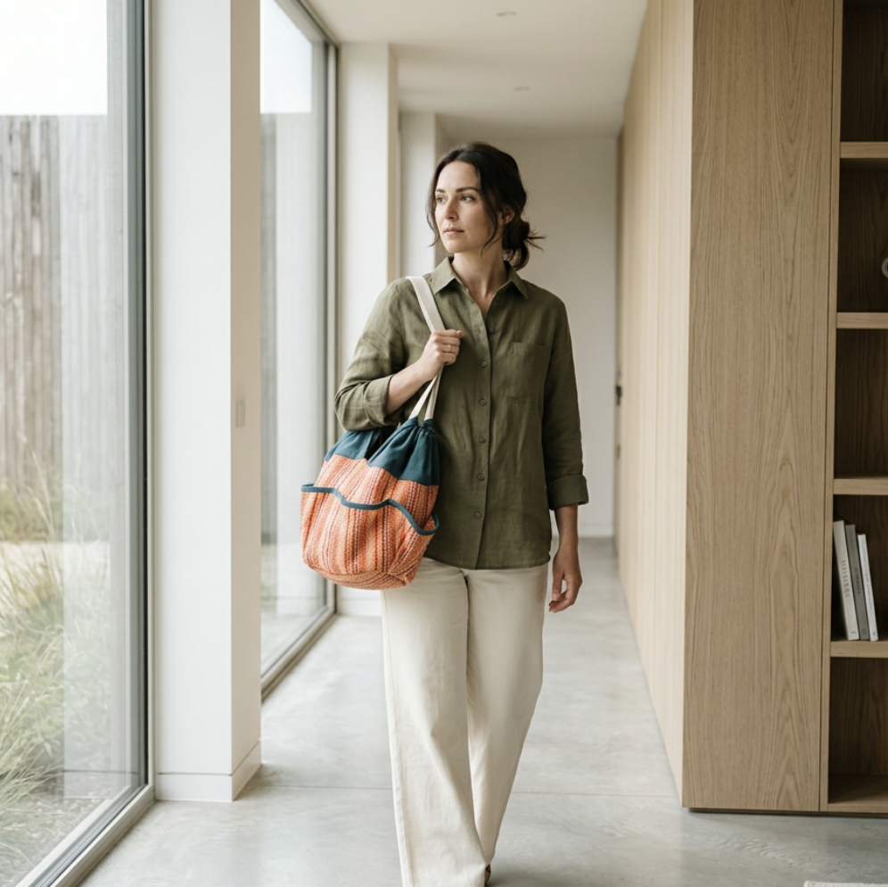 Sac rond avec anses
