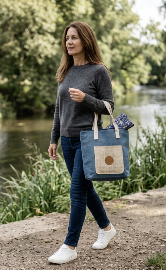 Sac cabas chanvre