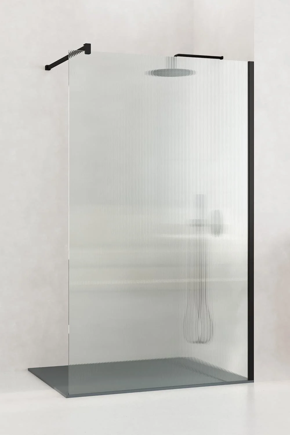 Profiltek paroi de douche Fado noir wavy Agence UNDA