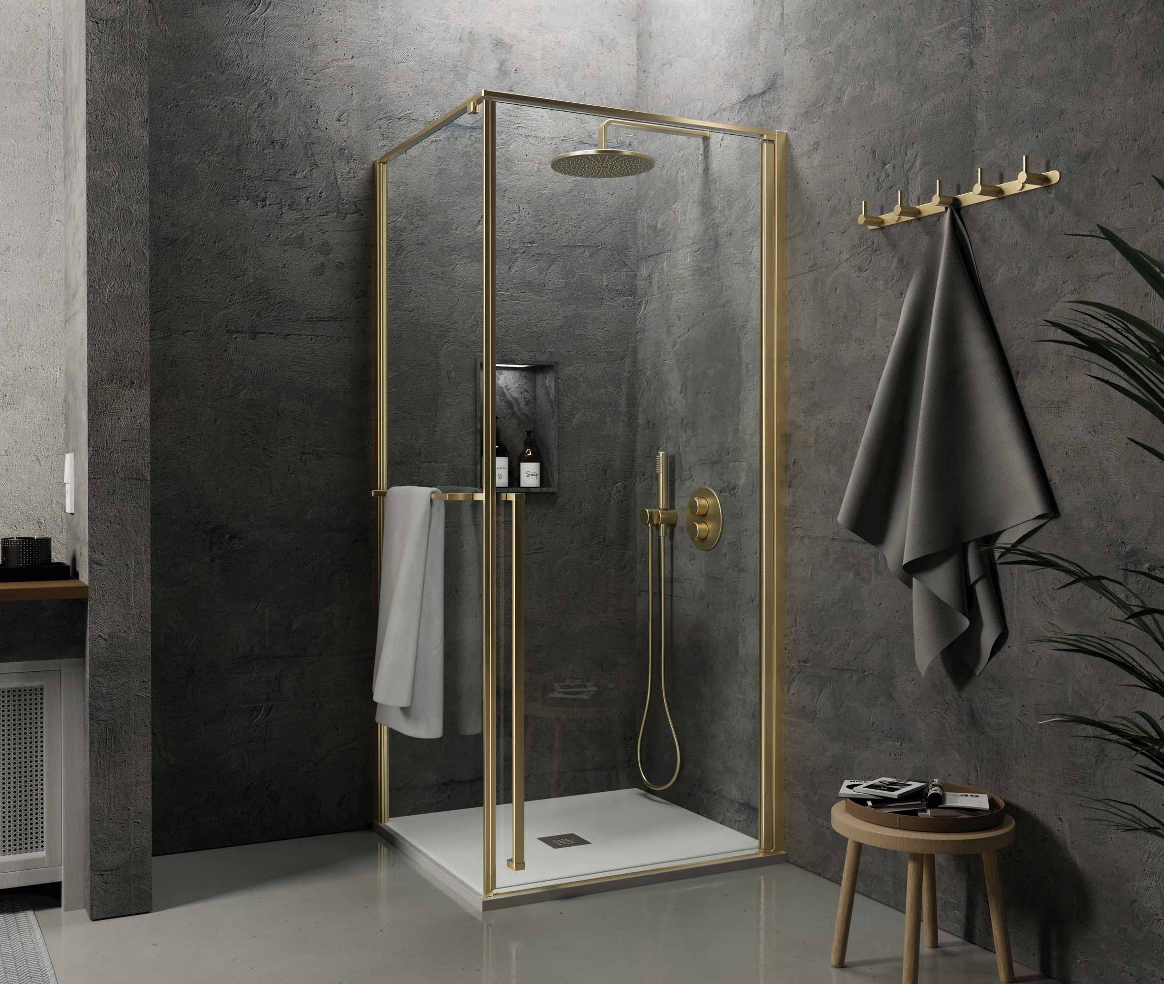 Profiltek paroi de douche Versatil or Agence UNDA