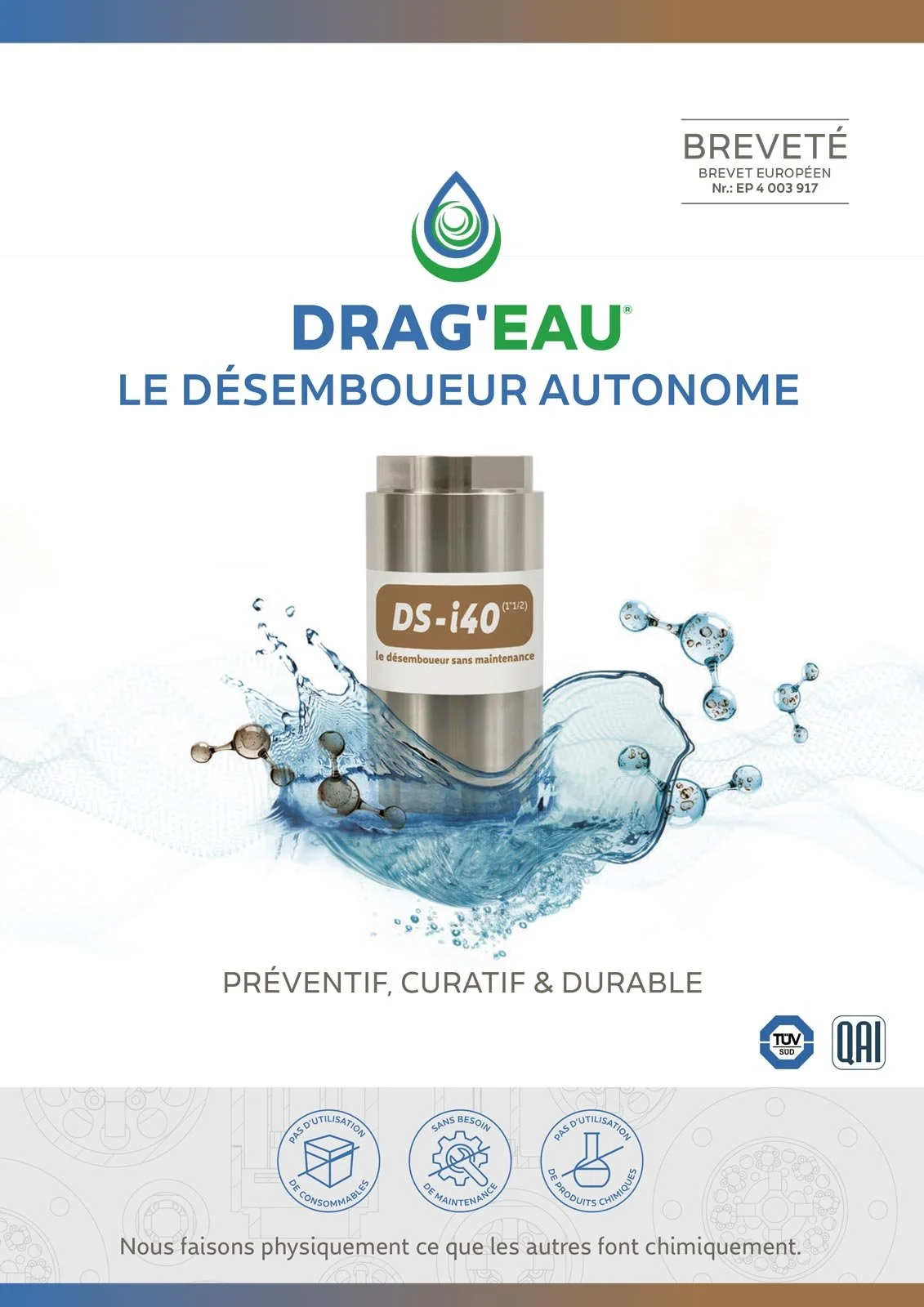 Drag'Eau Brochure Désemboueur Agence UNDA