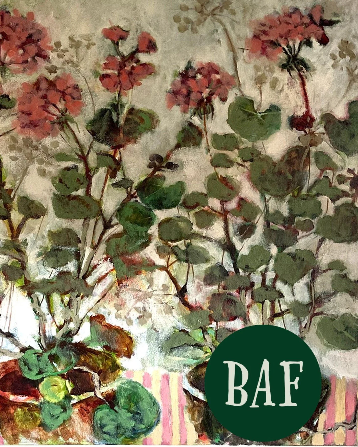 Only a week to packing my car for the @benendenartfair 

Geranium's will be in full flower 🌸 
Looking forward to meeting everyone so do come along from 3-5th October.

#judeaskeybrown