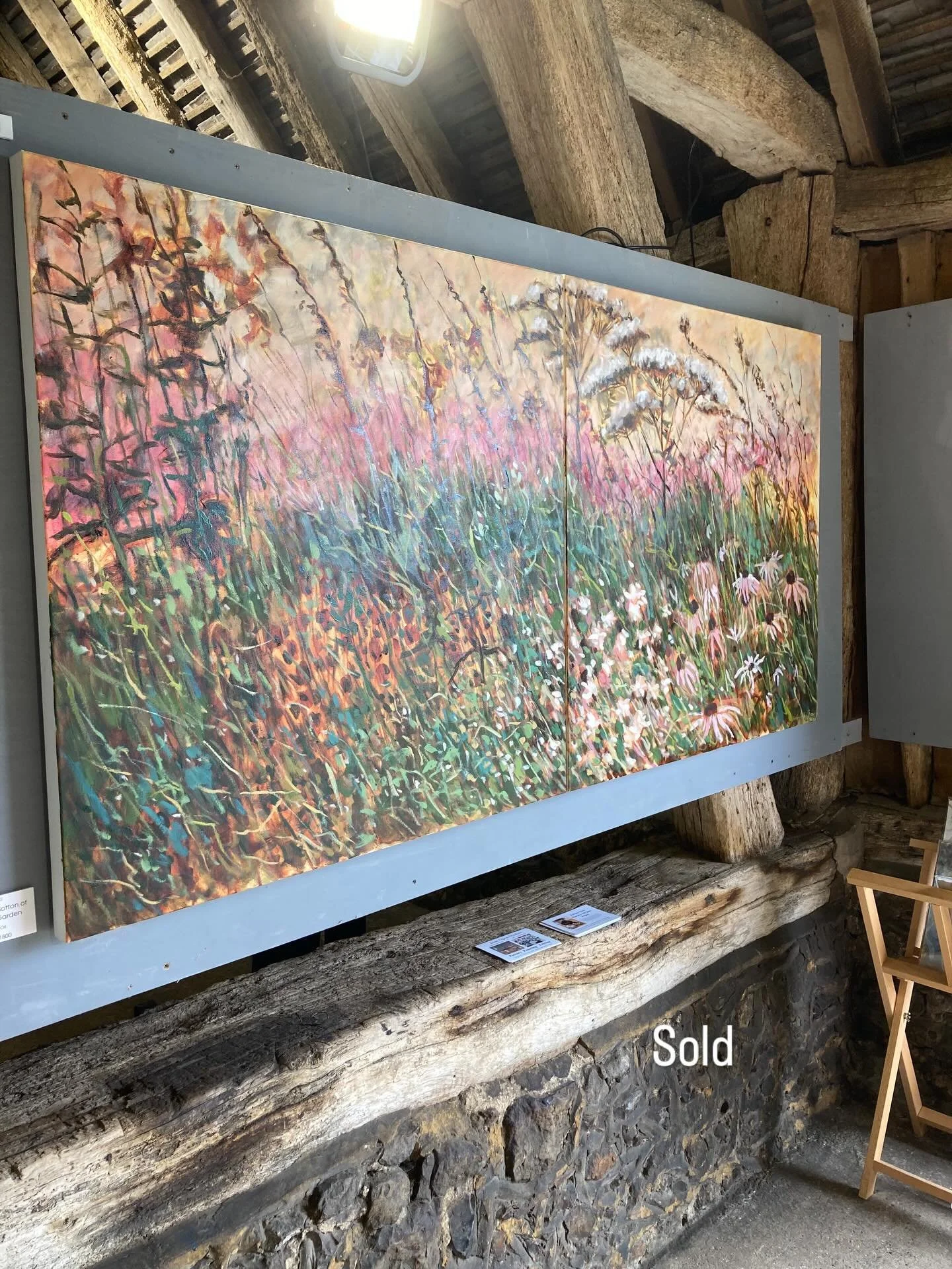 At the bottom of the garden
Oil on canvas
2m x 1m

This is my biggest painting from 2025 and I am thrilled that it has now sold and found a home. I loved painting it and working on a large scale always pushes me to explore and develop a real joy. 
#j