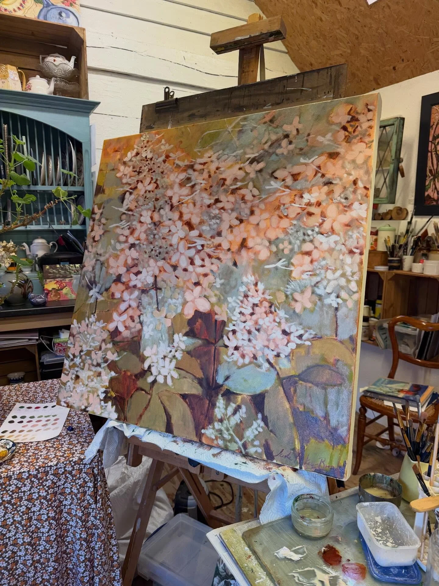 WIP from yesterday in my studio. 

Looking forward to &lsquo;Meet the Artist&rsquo; @kata.jewellery on Saturday 3-5pm. Such a fabulous space to have an arty chat and meet up, look forward to seeing you!
#judeaskeybrown #meettheartists #tunbrigewells 