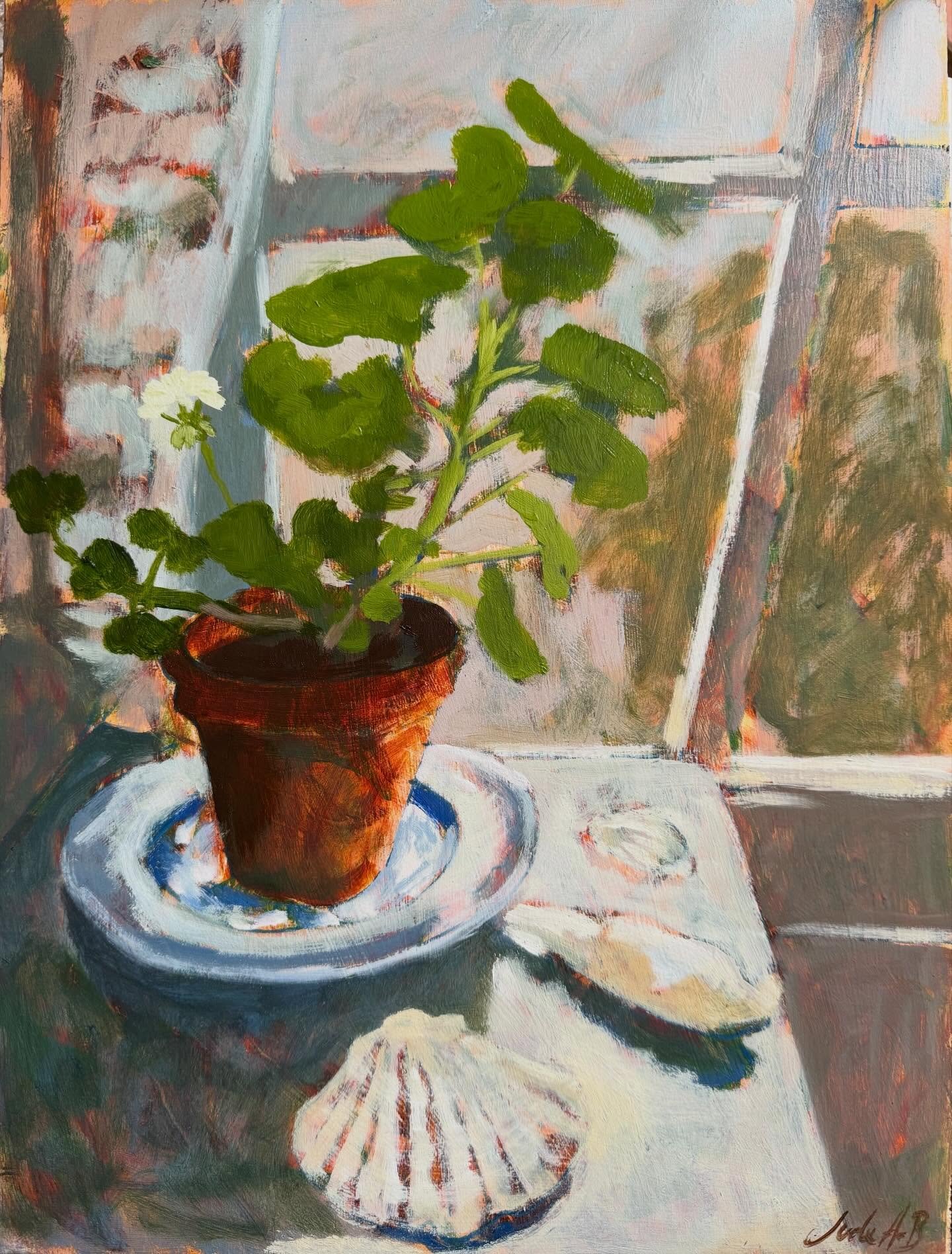 Back to sketching today, working out some ideas for a larger painting. My Mum had a great collection of shells and pebbles so I&rsquo;m using them as a homage to her creativity.
#shellcollection #judeaskeybrown #oilsketch #inthestudiotoday #kentartis