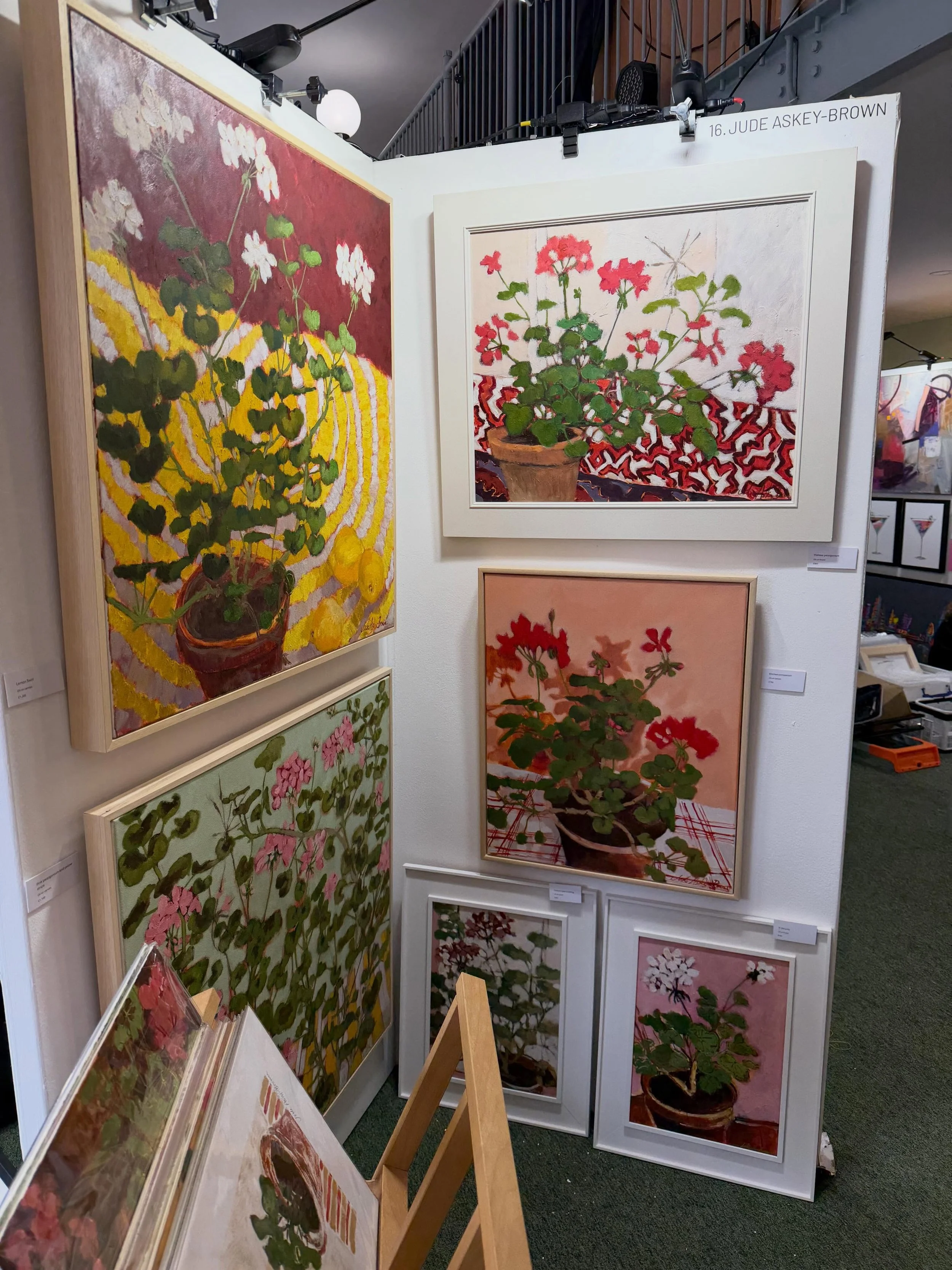 Great private view in Herne Hill tonight! The show will open tomorrow at 11am and it&rsquo;s fabulous ❤️ @hernehillartfair 

Saturday 11-6pm
Sunday 11-6pm

#hernehillartfair #judeaskeybrown #hhaf2026 #dulwichartistsopenhouse
