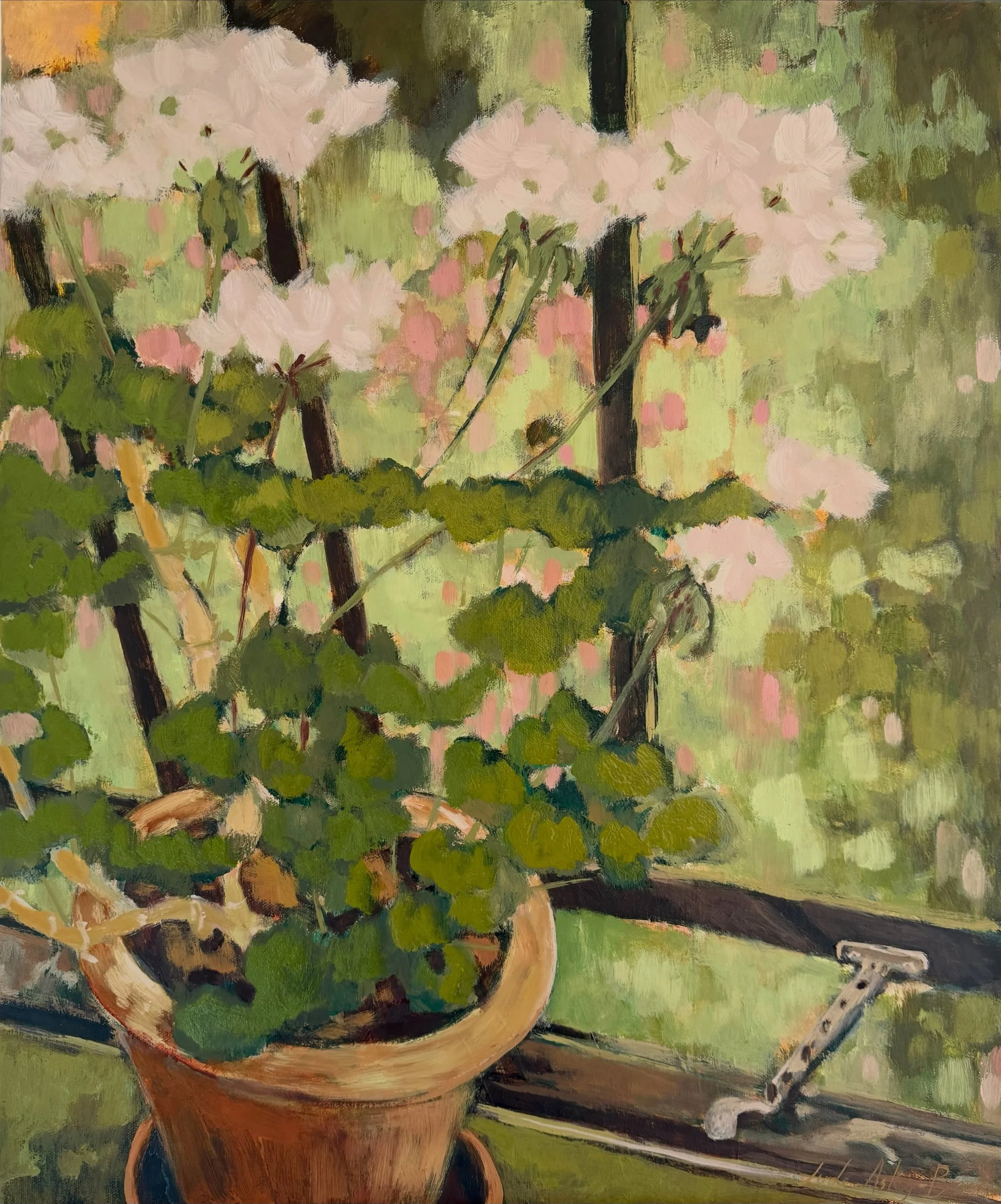 &lsquo;Dreaming in Green&rsquo;

Oil on canvas

50 x 60cm

I love green 💚 and this white pelargonium is a favourite as well. 

#judeaskeybrown #pelargonium #geranium #green