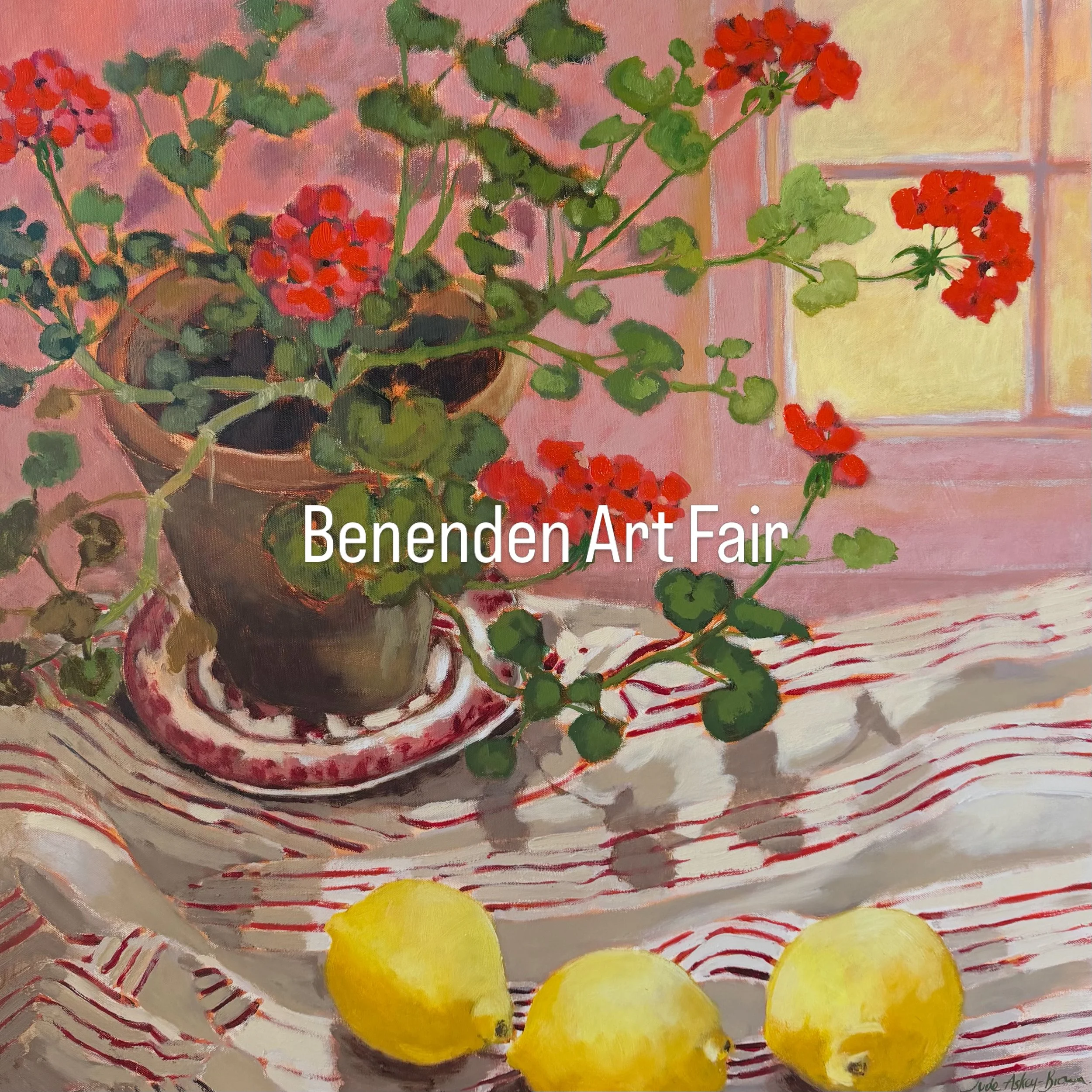 Geranium and lemons SOLD at the Private View

Really looking forward to @benendenartfair this weekend Saturday 3rd -Sunday 4th October, such a fantastic show! Setting up tomorrow and the private view starts at 6pm.
Saturday 10-5pm
Sunday 10-4pm

Look