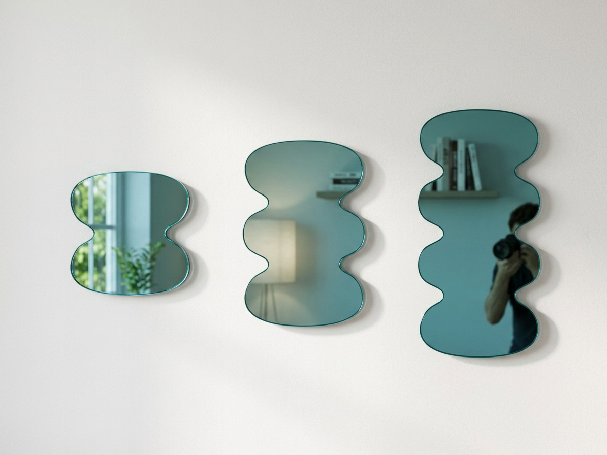these shapes are mirrors on a white wall.png