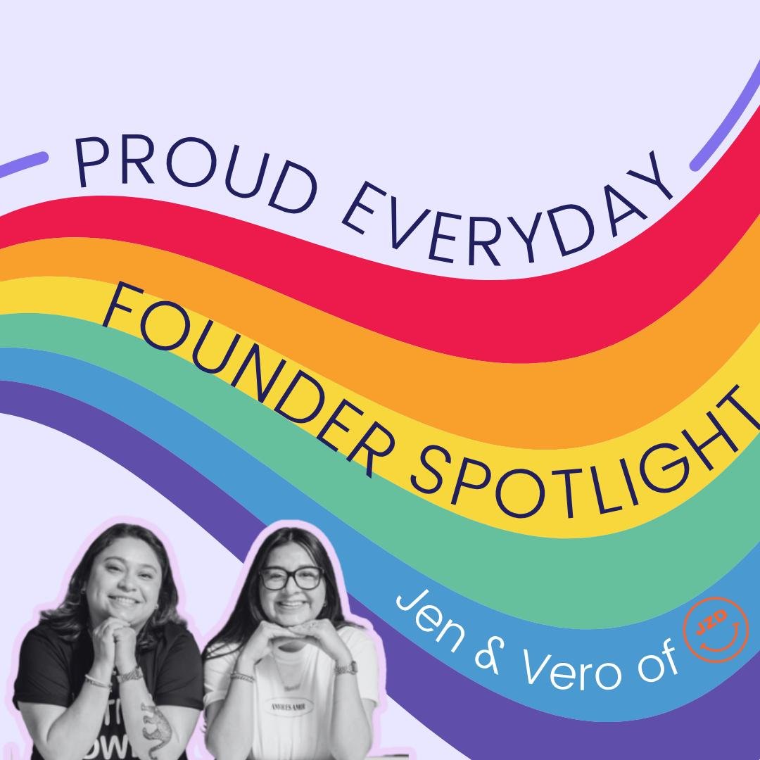 This Pride Month 🌈, we&rsquo;re proud to spotlight Jen &amp; Vero of @shopJZD two inspiring founders we've had the honor to work with for the past five years! JZD is a Latina lifestyle brand rooted in cultura, comunidad, and empowerment. Together, w