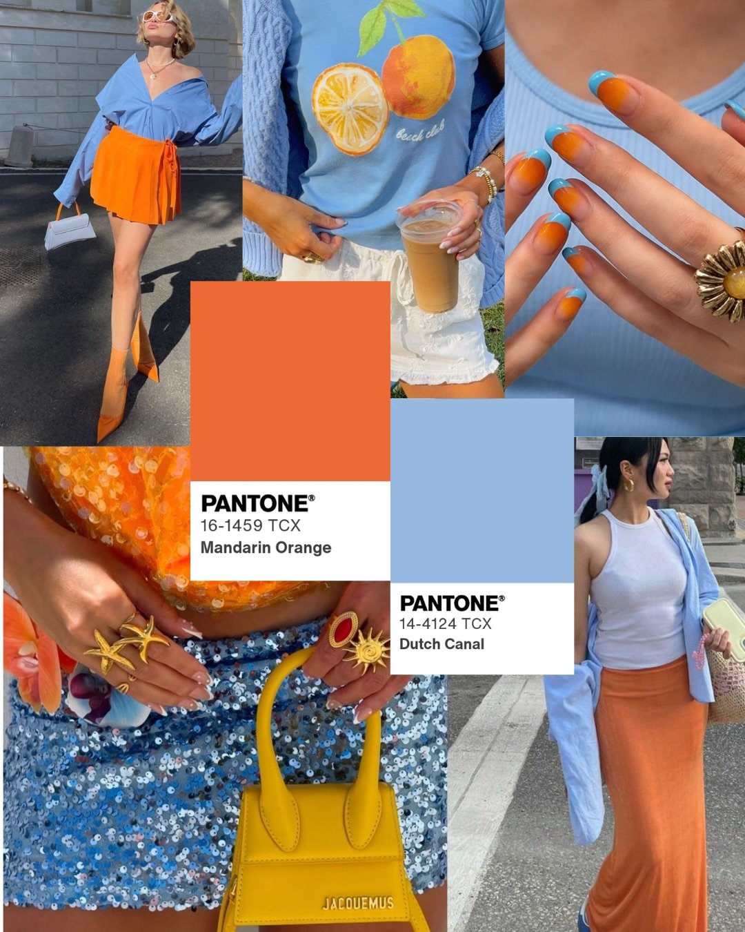 The Pantone pairings we&rsquo;ll be wearing all summer! 🌈

#PantonePairing
#ColorCombos 
#FashionPalette
#TrendForecasting
#StyleInspo