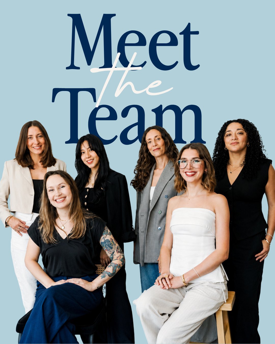Meet the dream team, the ladies turning your creative visions into production realities 👋🏻✨

#WomeninFashion 
#WomenInBusiness 
#FemaleCreatives
#WomenOwnedBusiness
#FashionProduction