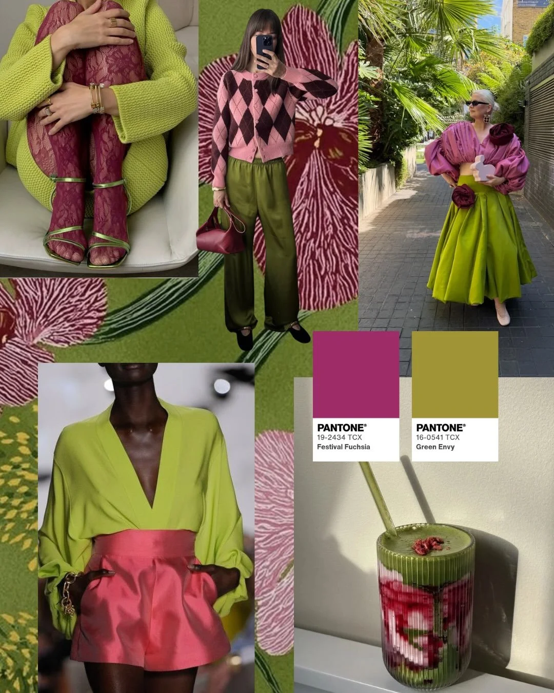 See the Pantone pairings we&rsquo;re wearing all fall. 💚🩷🧡🩵

Comment your favorite 🤭