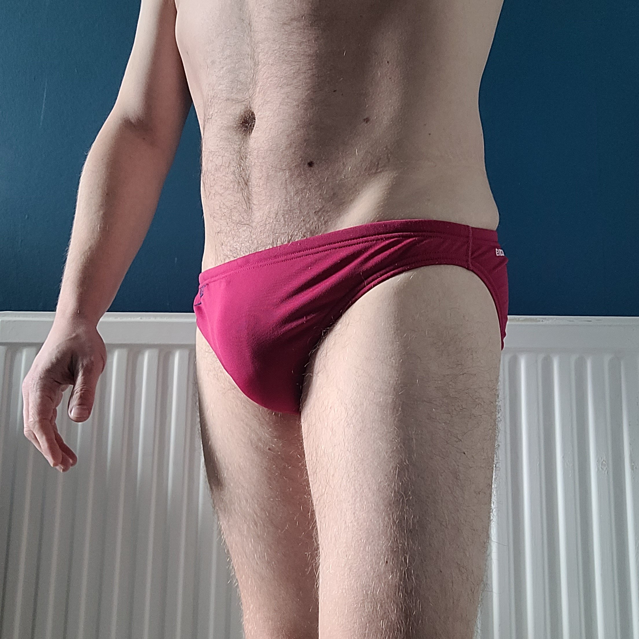WeeMan's red Speedo