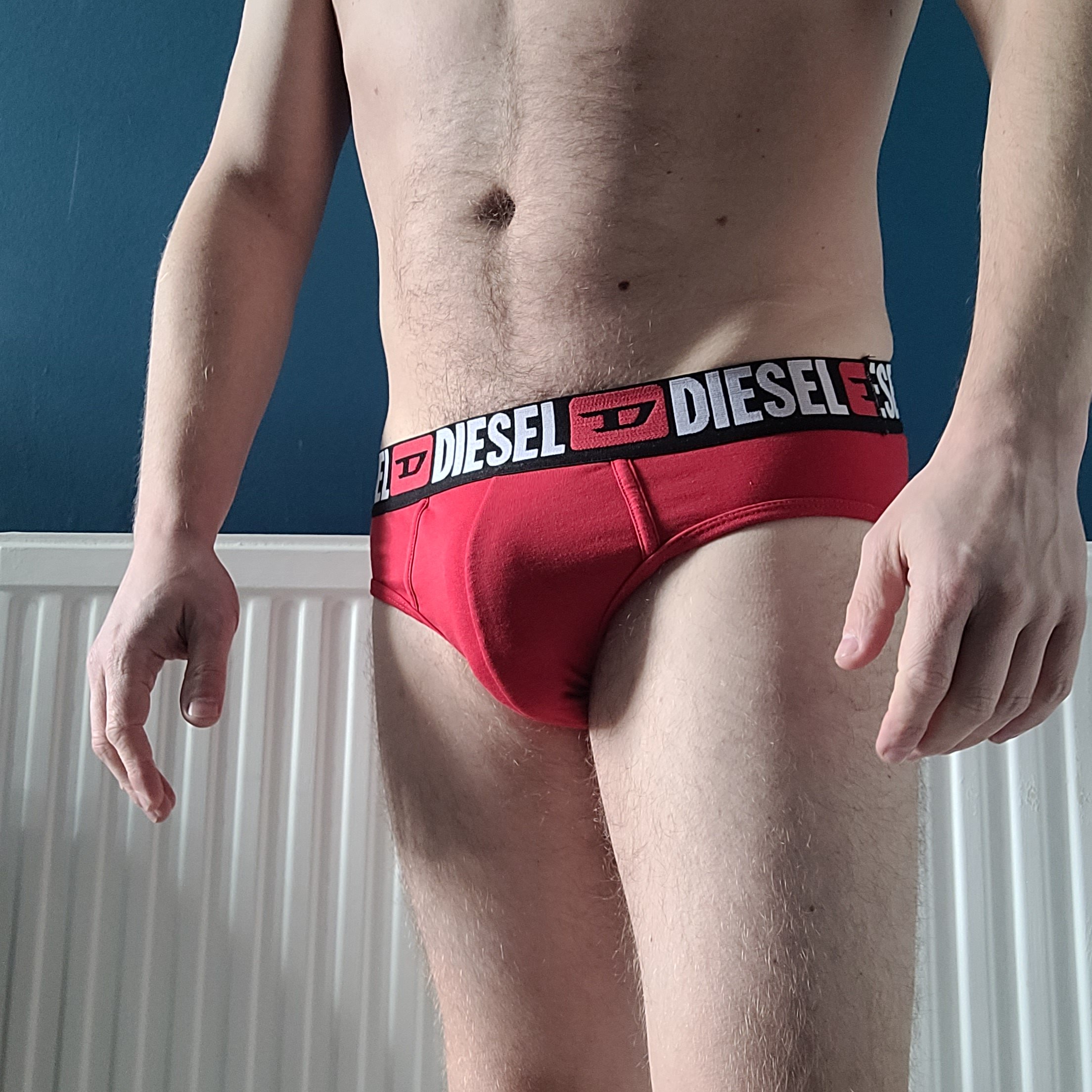 WeeMan's red Diesel briefs