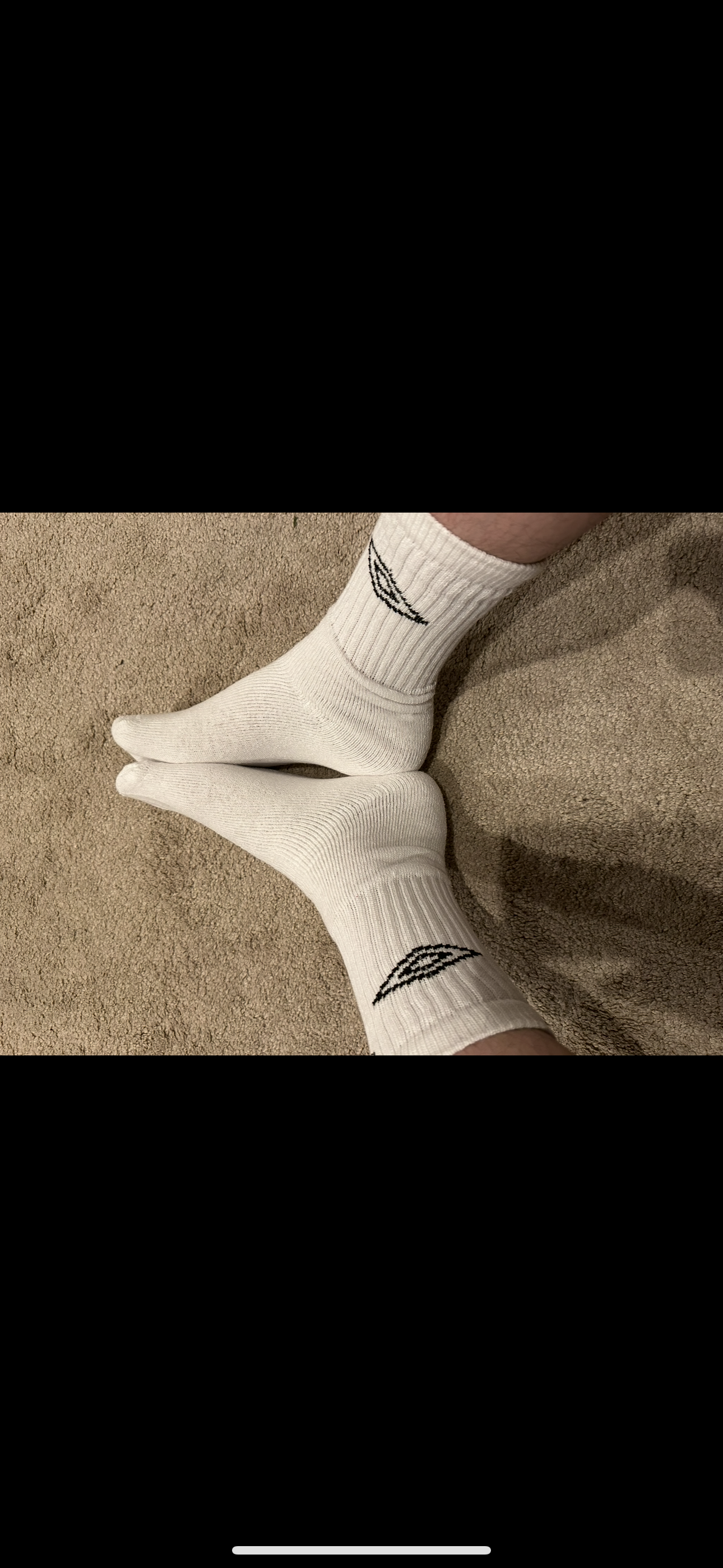 Macker's white umbro socks