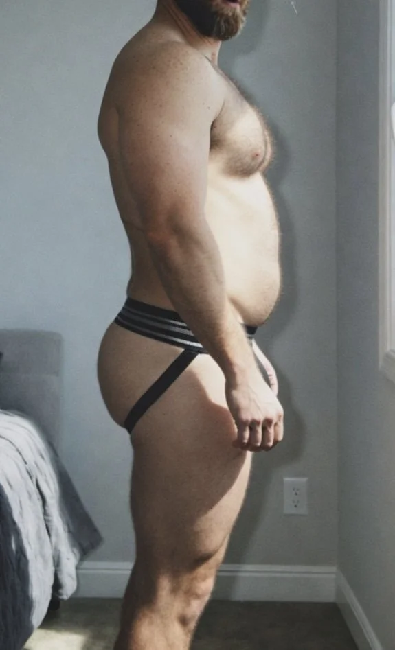 Dicdicdic's Black Striped Band Jock.