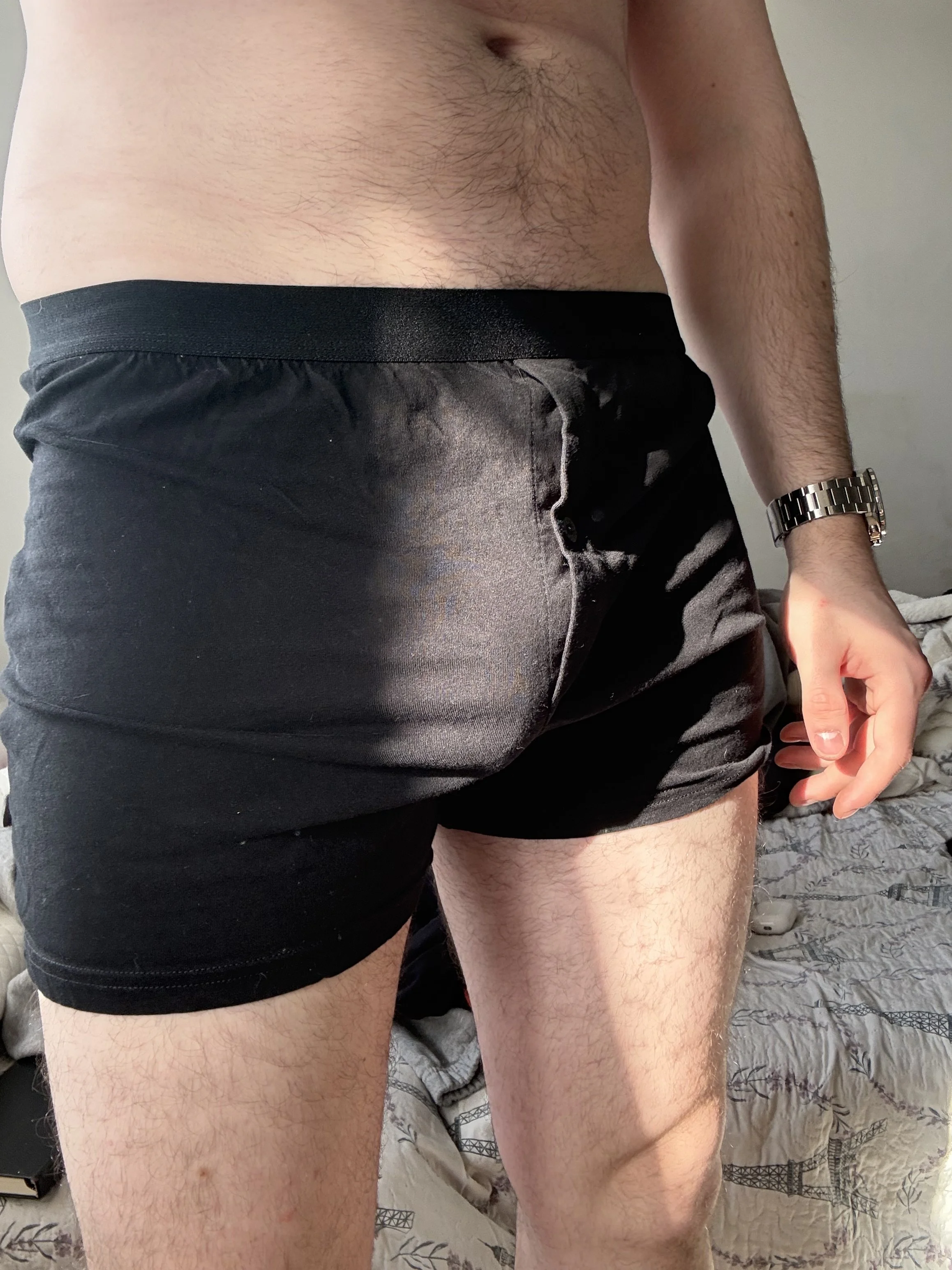 MilitaryLad's black jersey boxers
