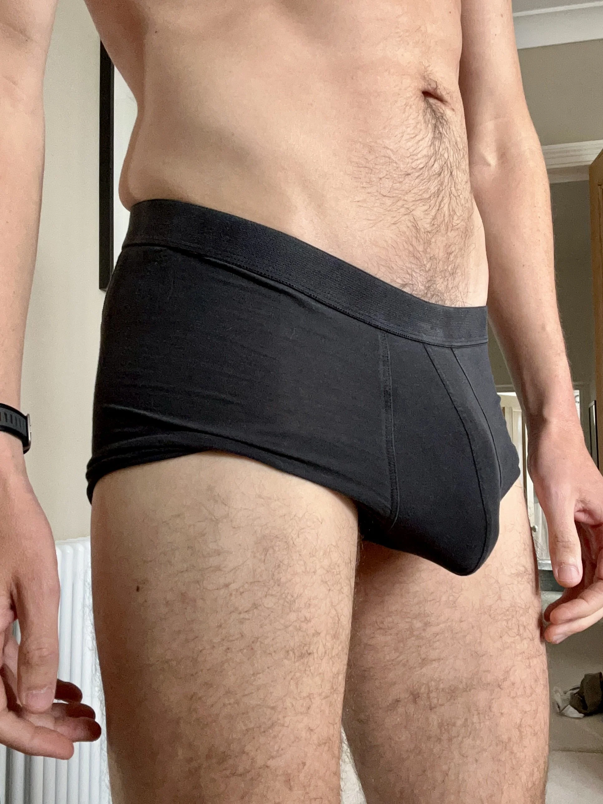 TallTonedHung's Medium Black M&S Boxers