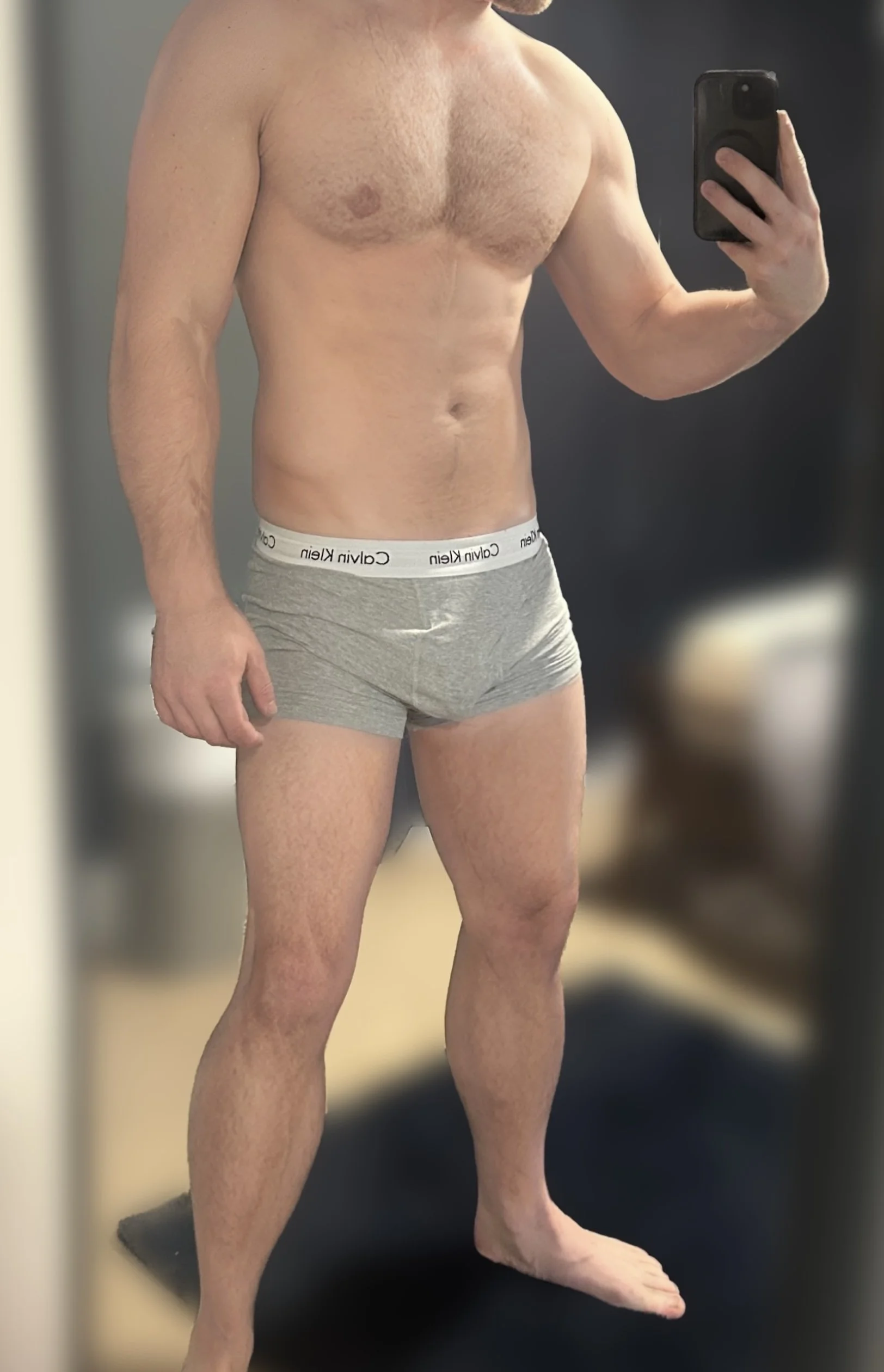 Sparky's grey Calvins