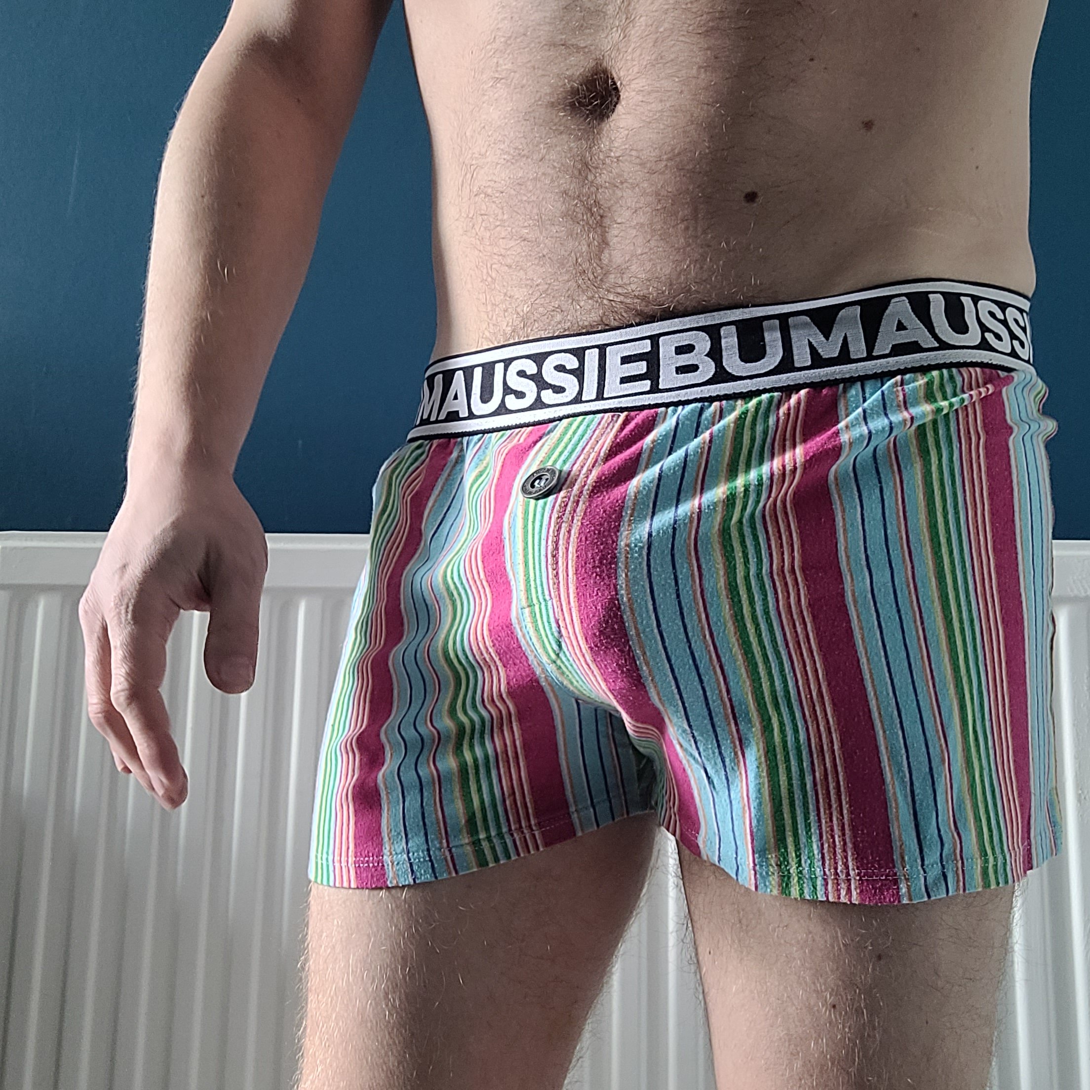 WeeMan's stirped loose fit Aussiebums