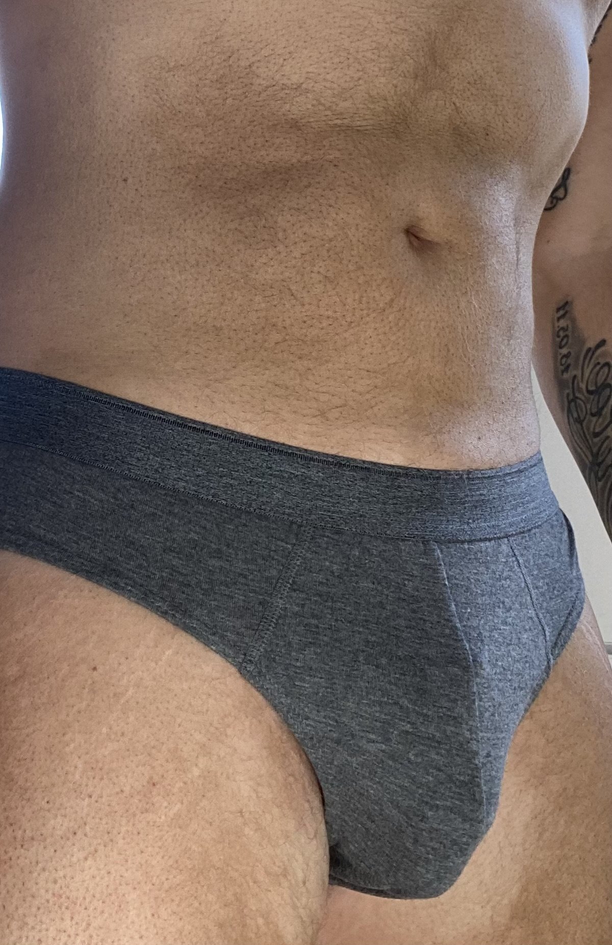MrT's grey briefs