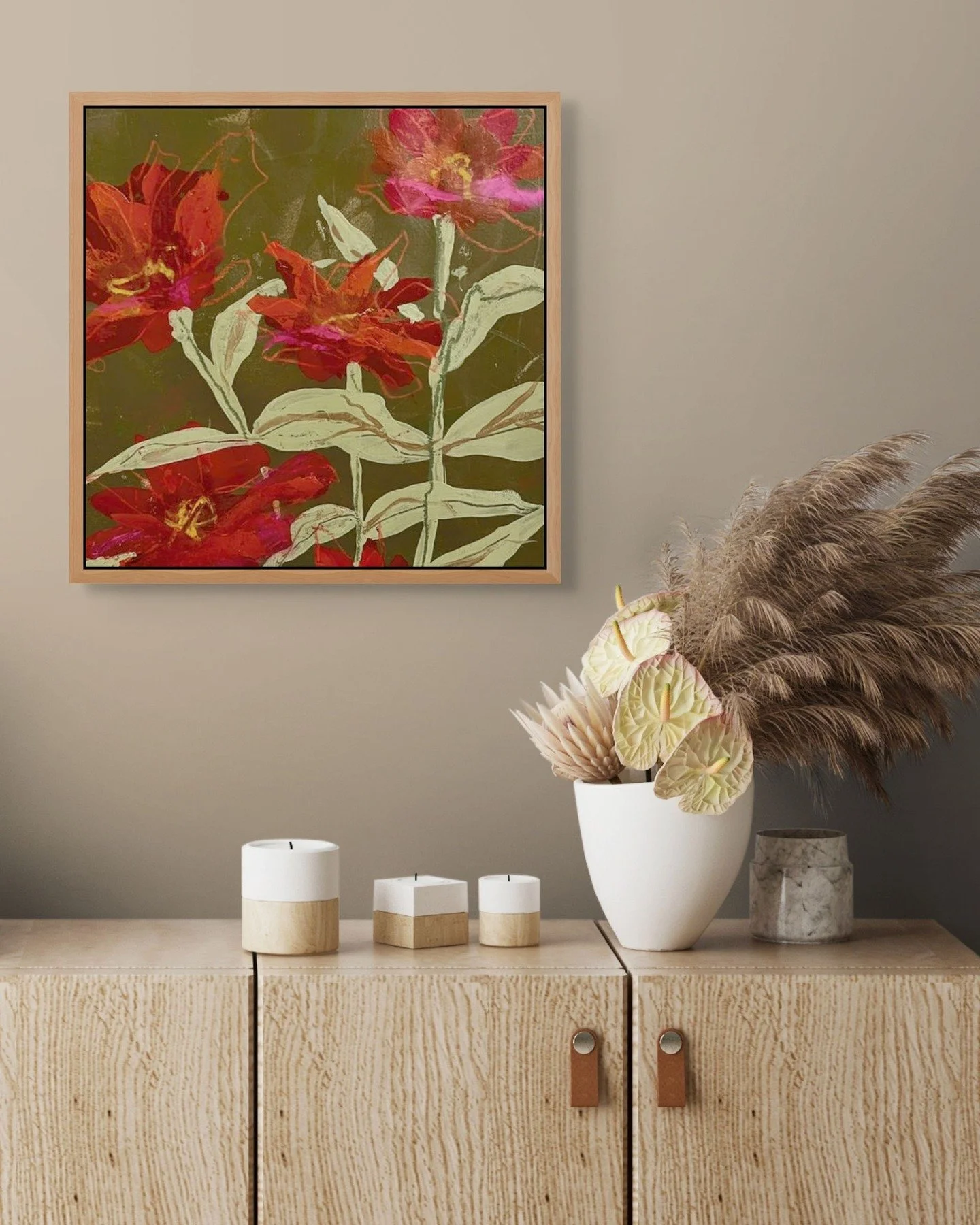 Before the iPad. Before any of the digital tools I use now.

There was paint. There was paper. There was the slow, stubborn work of mixing a color until it matched something I saw but couldn't name.

I don't show these pieces enough. But they're the 