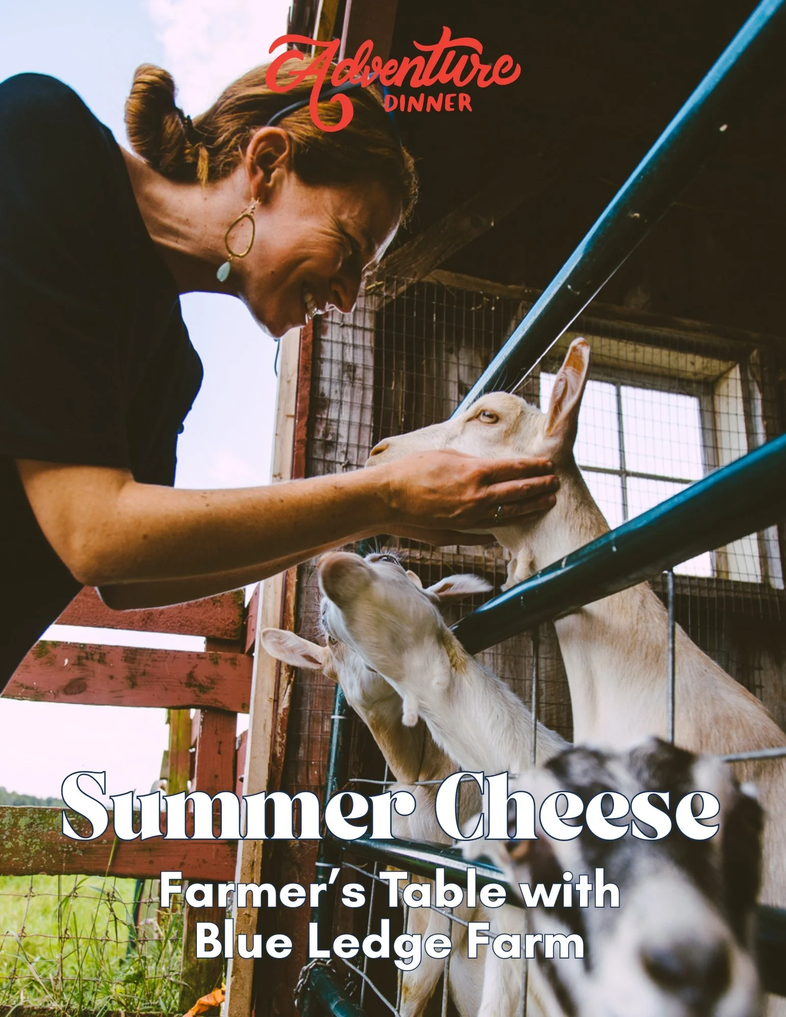 Summer Cheese Farmer's Table Dinner with Blue Ledge Farm