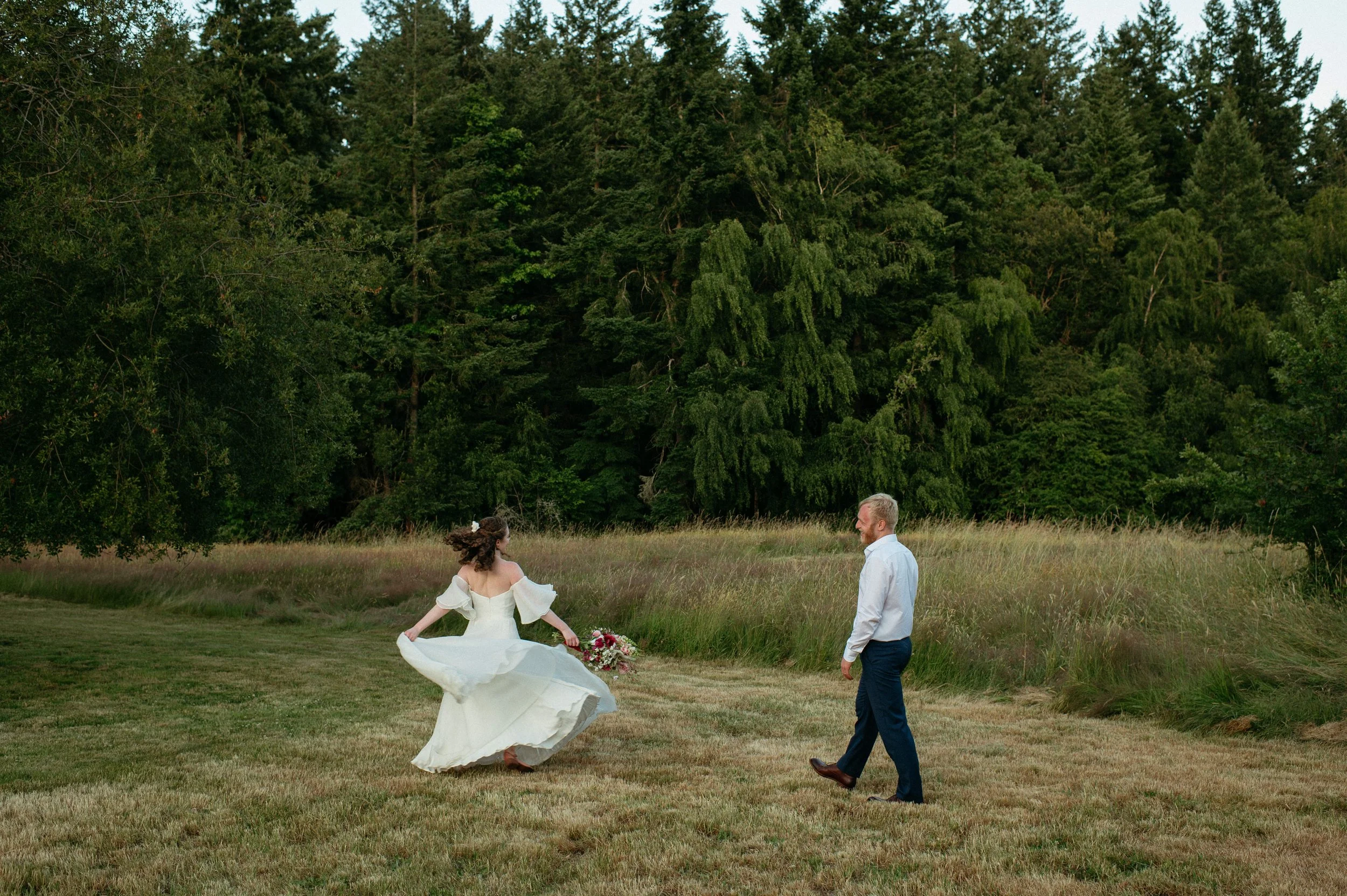 Sweet Alyssum Farm Wedding | Vashon Island, Washington