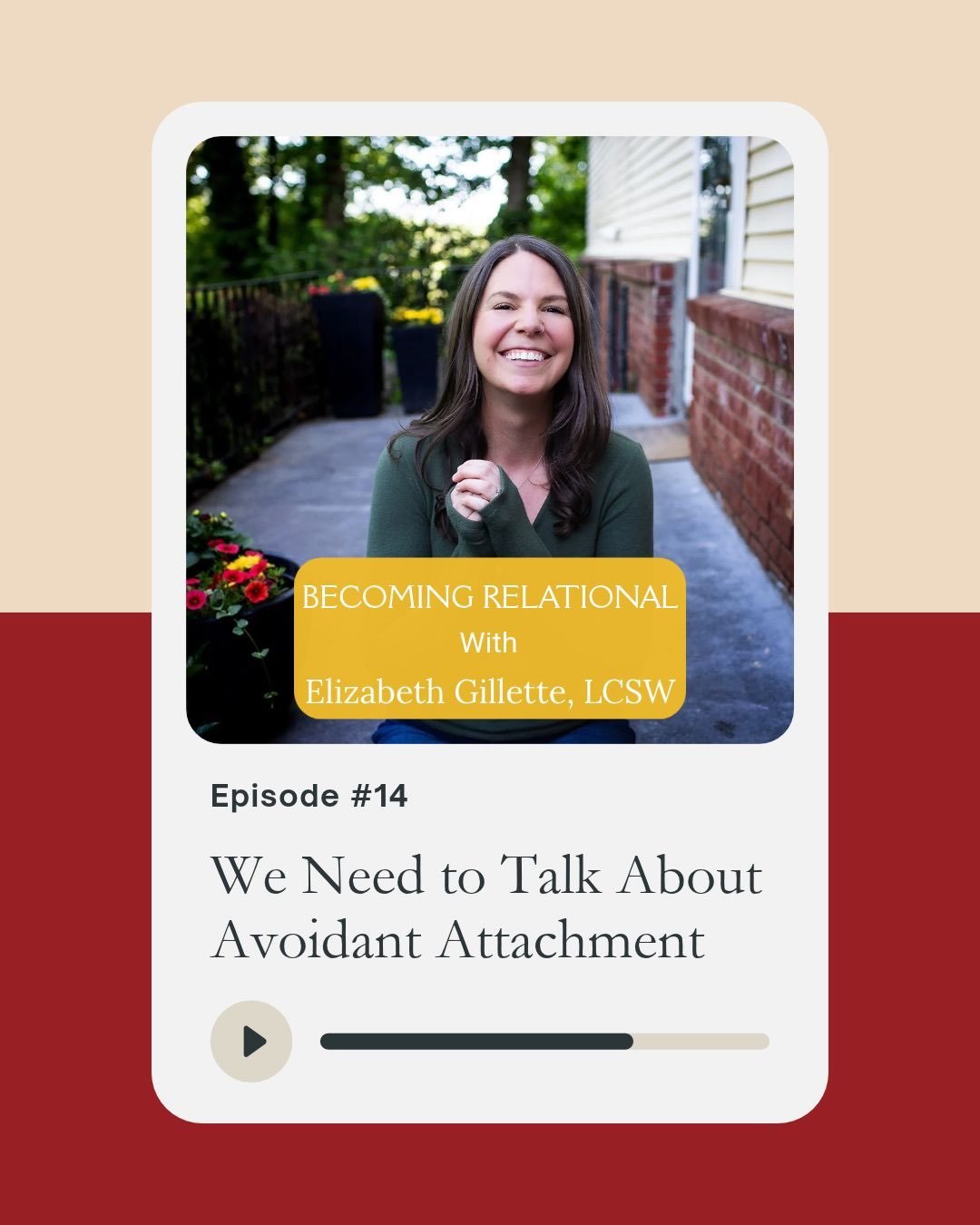 🎧NEW PODCAST EPISODE🎧 WE NEED TO TALK ABOUT AVOIDANT ATTACHMENT

Buckle up, buttercup 😅 Because I have a lot to say about this topic. 

My articles encouraging people to not discriminate against those with the avoidant attachment style are my most