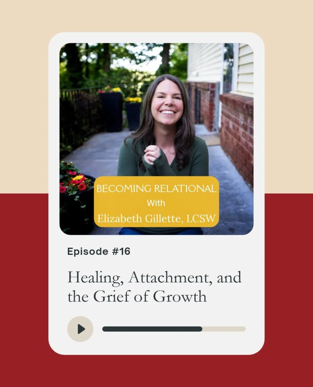 New podcast episode! 🎧 Autumn is grief-y for me and if it is for you too, I think you will appreciate this one ❤️ Big hugs and don&rsquo;t forget to vote 😘