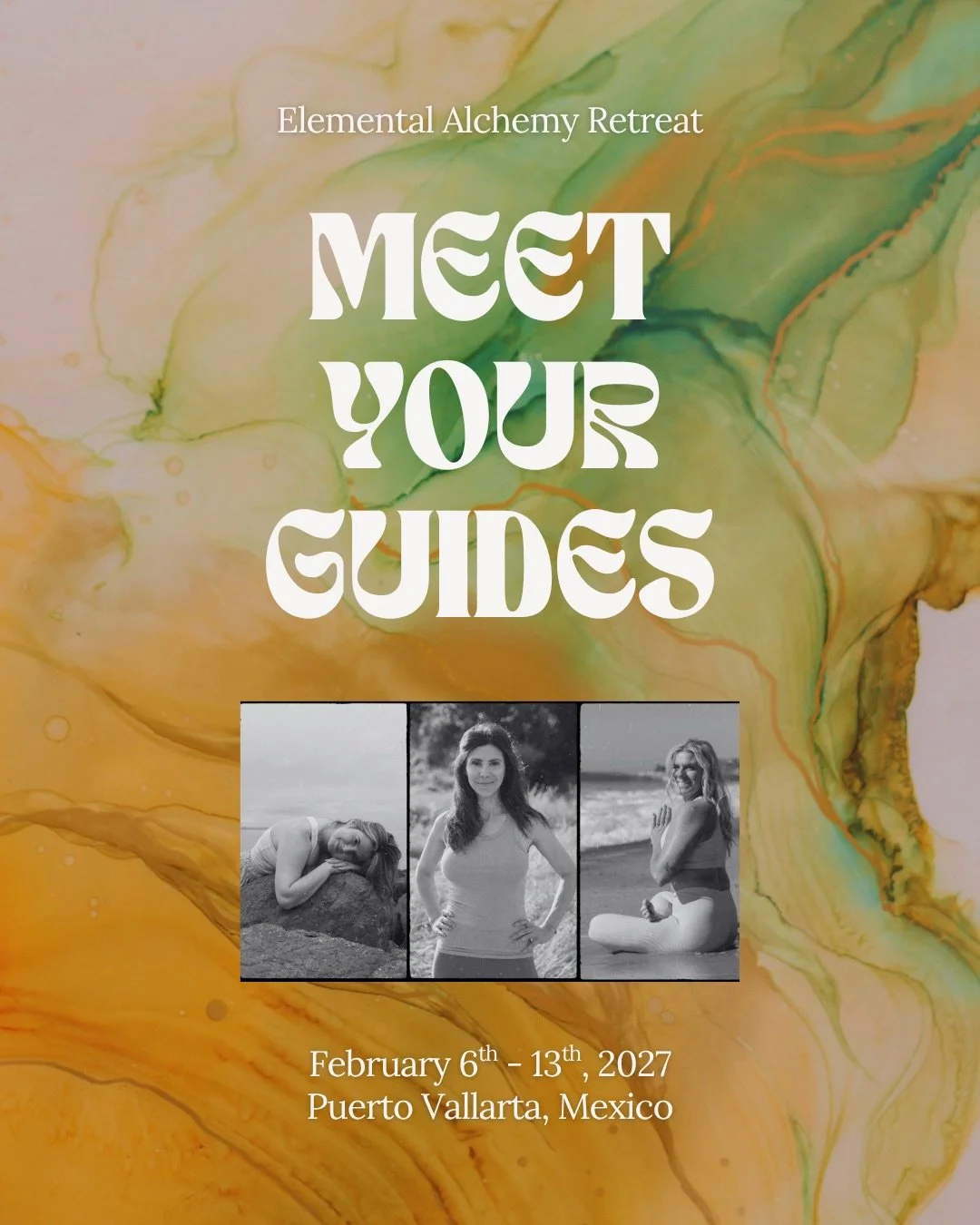 Different paths, one destination.

The three of us are delightfully different in our gifts, but we are wholeheartedly united by our love of the sun, the sand, and the power of transformational experiences through yoga.

When we joined together to cre