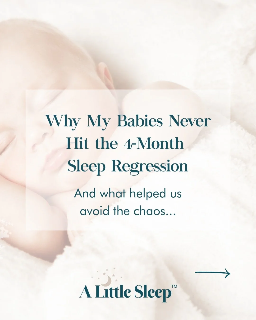𝐘𝐞𝐬 &mdash; 𝐲𝐨𝐮 𝐫𝐞𝐚𝐥𝐥𝐲 𝐜𝐚𝐧 𝐚𝐯𝐨𝐢𝐝 𝐭𝐡𝐞 𝟒-𝐦𝐨𝐧𝐭𝐡 𝐬𝐥𝐞𝐞𝐩 𝐫𝐞𝐠𝐫𝐞𝐬𝐬𝐢𝐨𝐧 𝐰𝐢𝐭𝐡 𝐣𝐮𝐬𝐭 𝐭𝐰𝐨 𝐬𝐢𝐦𝐩𝐥𝐞 𝐬𝐡𝐢𝐟𝐭𝐬.

Coming from a newborn care specialist, baby sleep consultant, and mom of 5&hellip; I promis