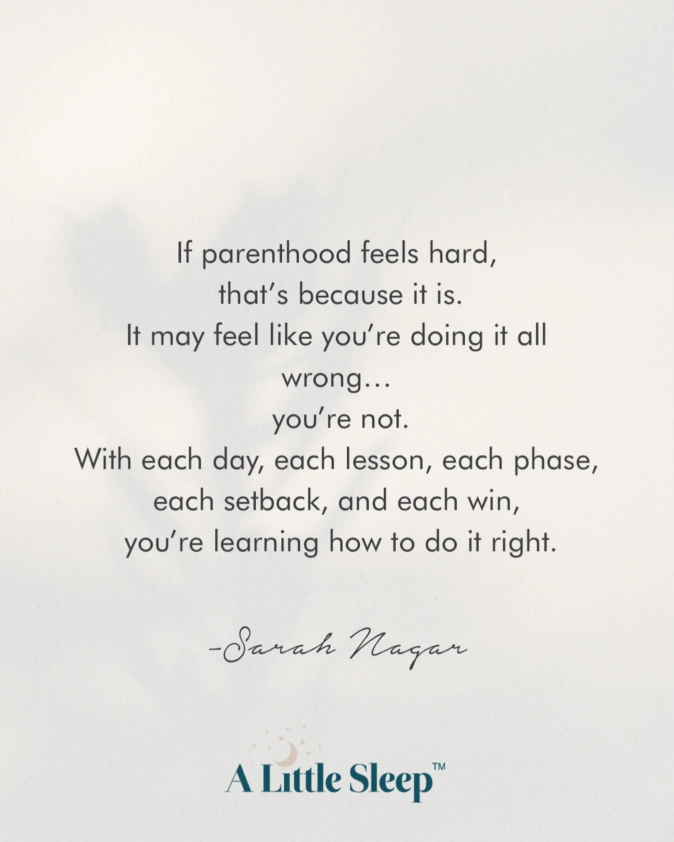 Yes, It&rsquo;s hard. But you got this! We&rsquo;re in it together, and every day we&rsquo;re learning how to do it better than the day before. 
🤍🤍🤍🤍

#motherhood #parenting #momcontent